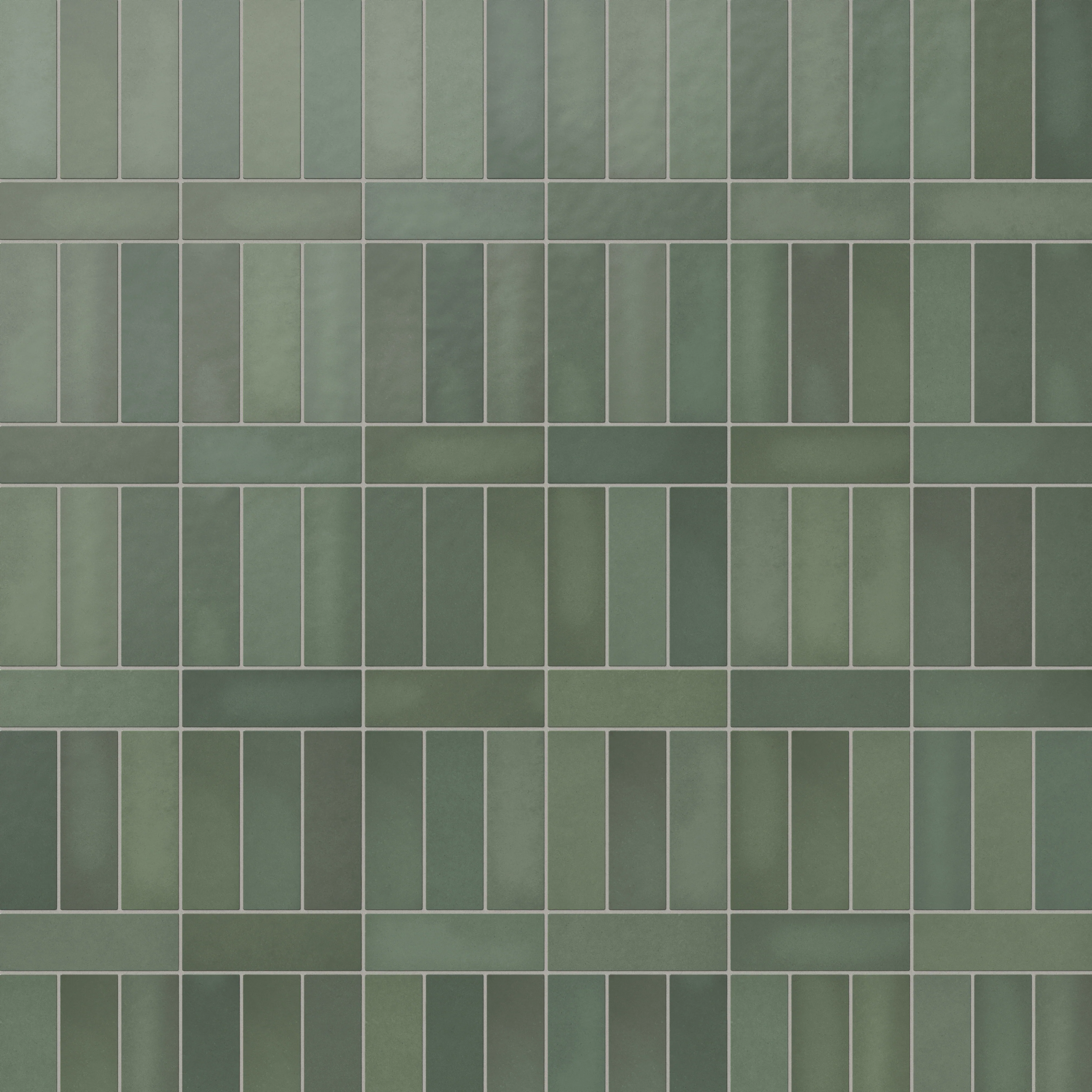 Ellie 2.5 x 8 Matte Ceramic Tile in Moss - Image 8