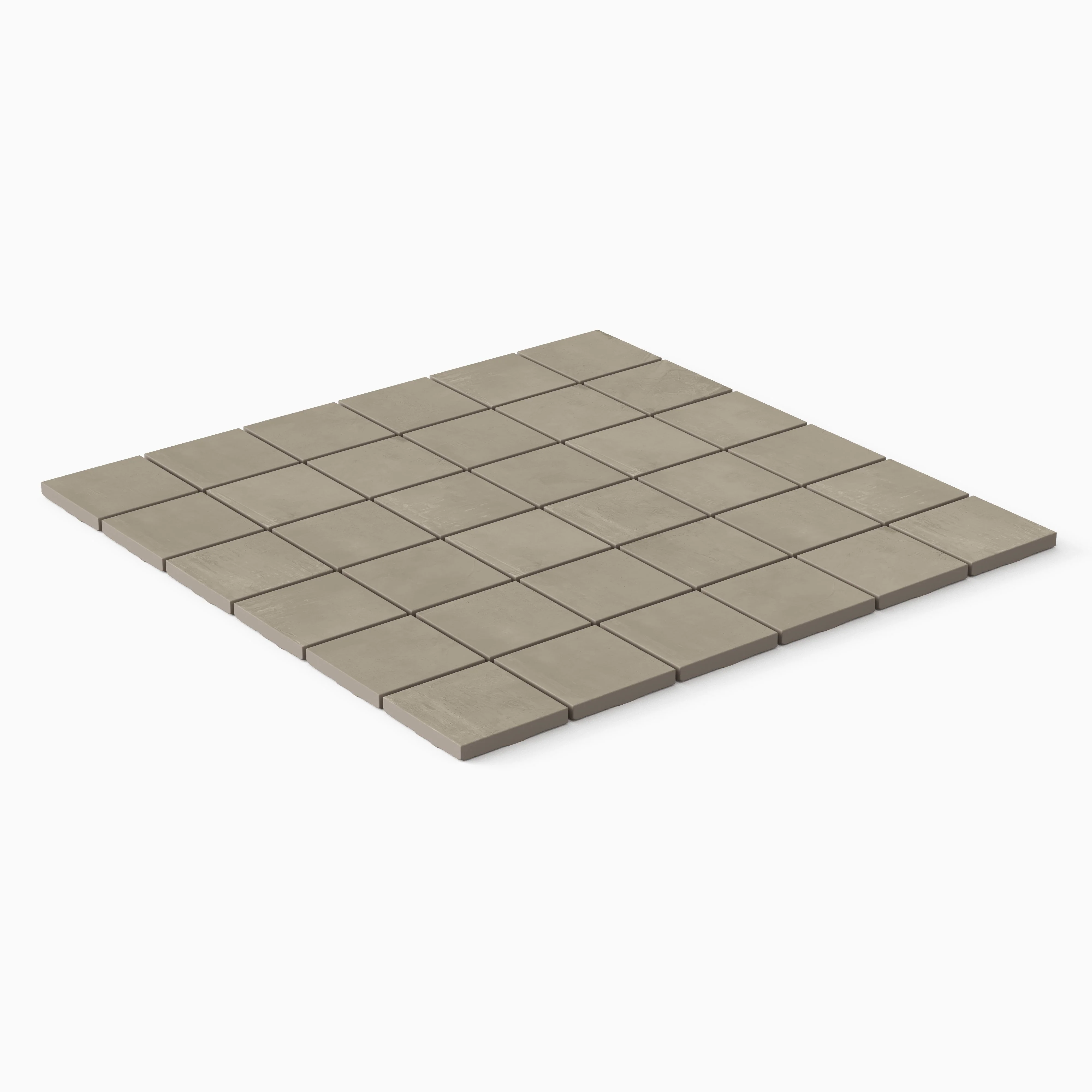 Elliot 2 x 2 Matte Porcelain Mosaic Tile in Clay - Image 2
