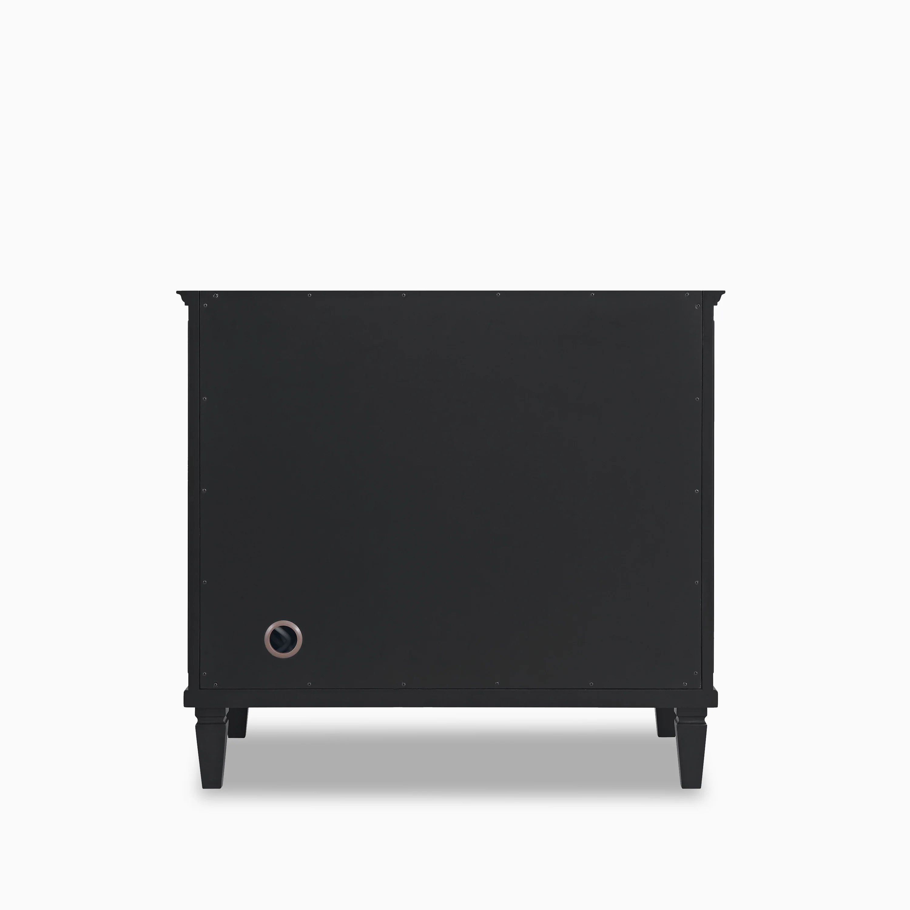 Elodie 36" Single Vanity in Black Onyx with 3 cm White Zeus Quartz Top - Image 4