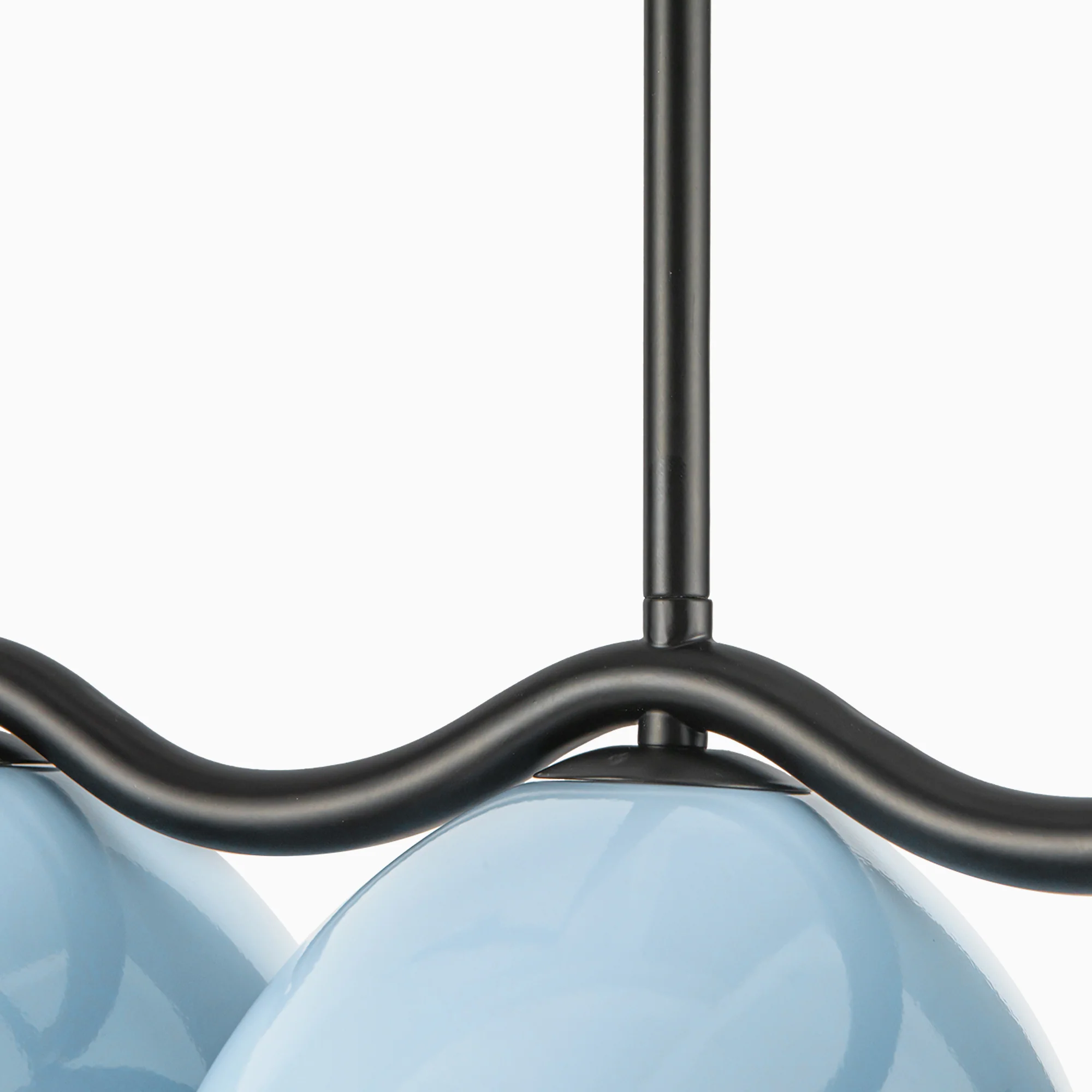 Erza 42" Socket Linear Pendant in Black/Cerulean - Image 4
