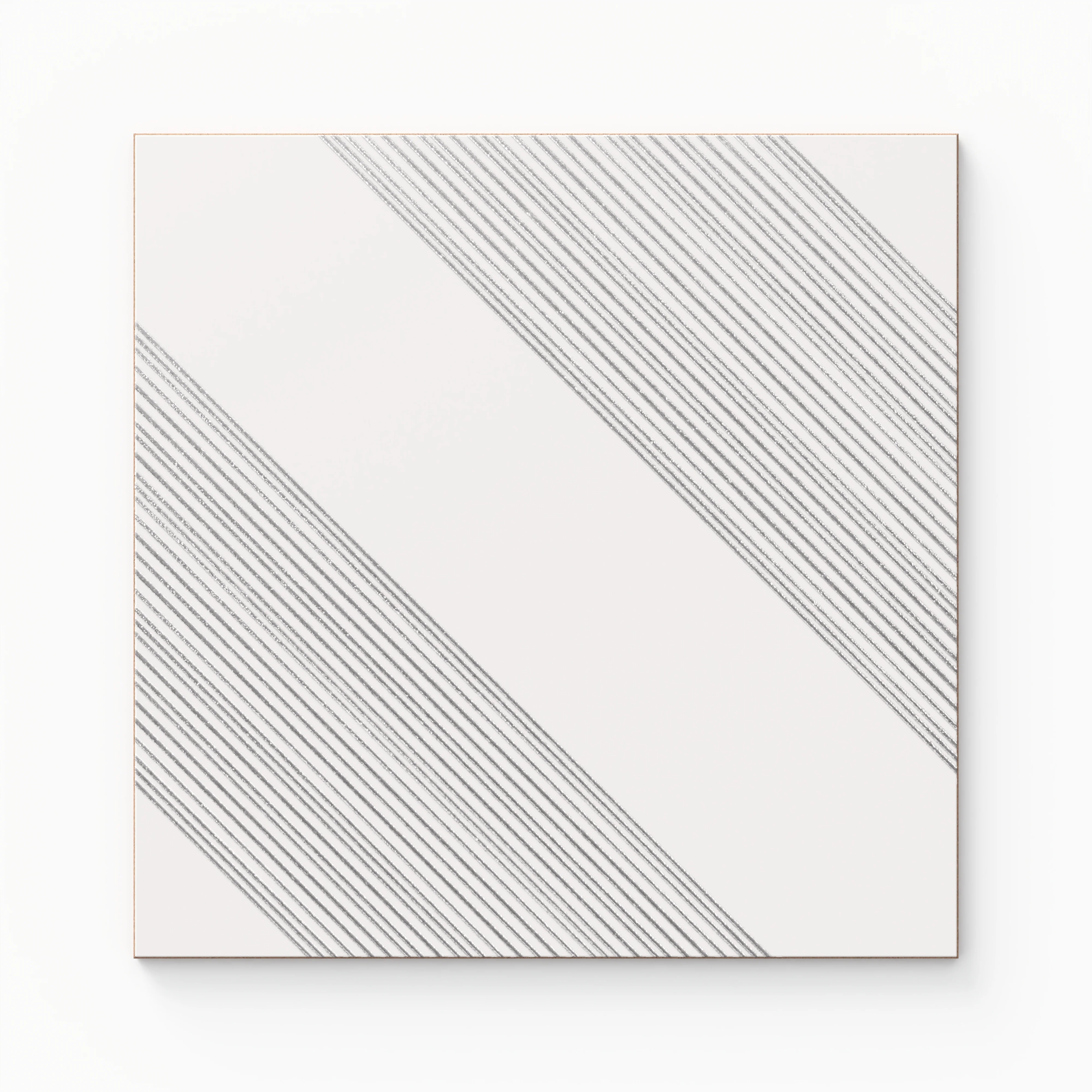 Estelle 12 x 12 Satin in Whitte Silver Deco 1 Sample
