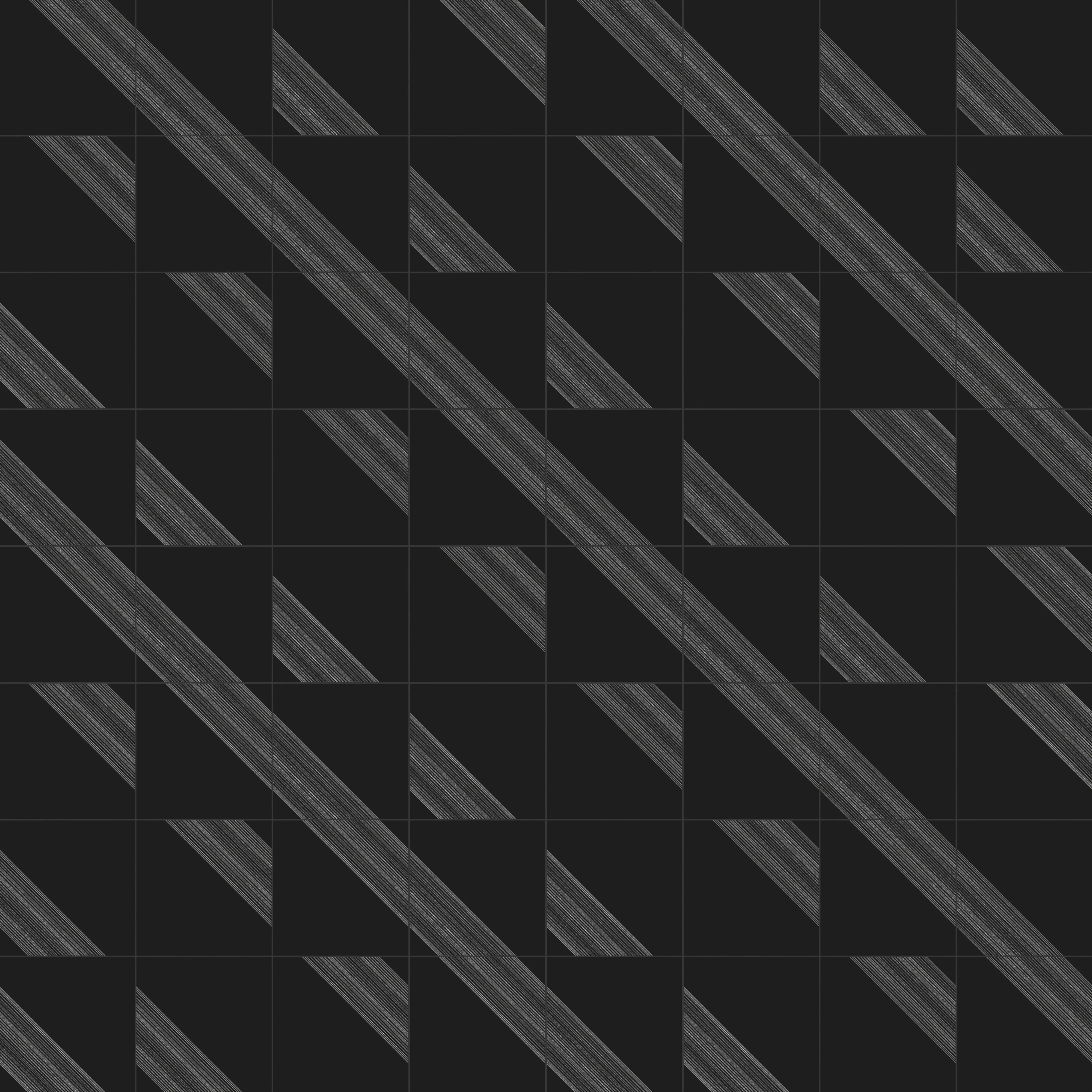 Estelle 12 x 12 Satin Ceramic Tile in Deco 3 Black Silver - Image 6