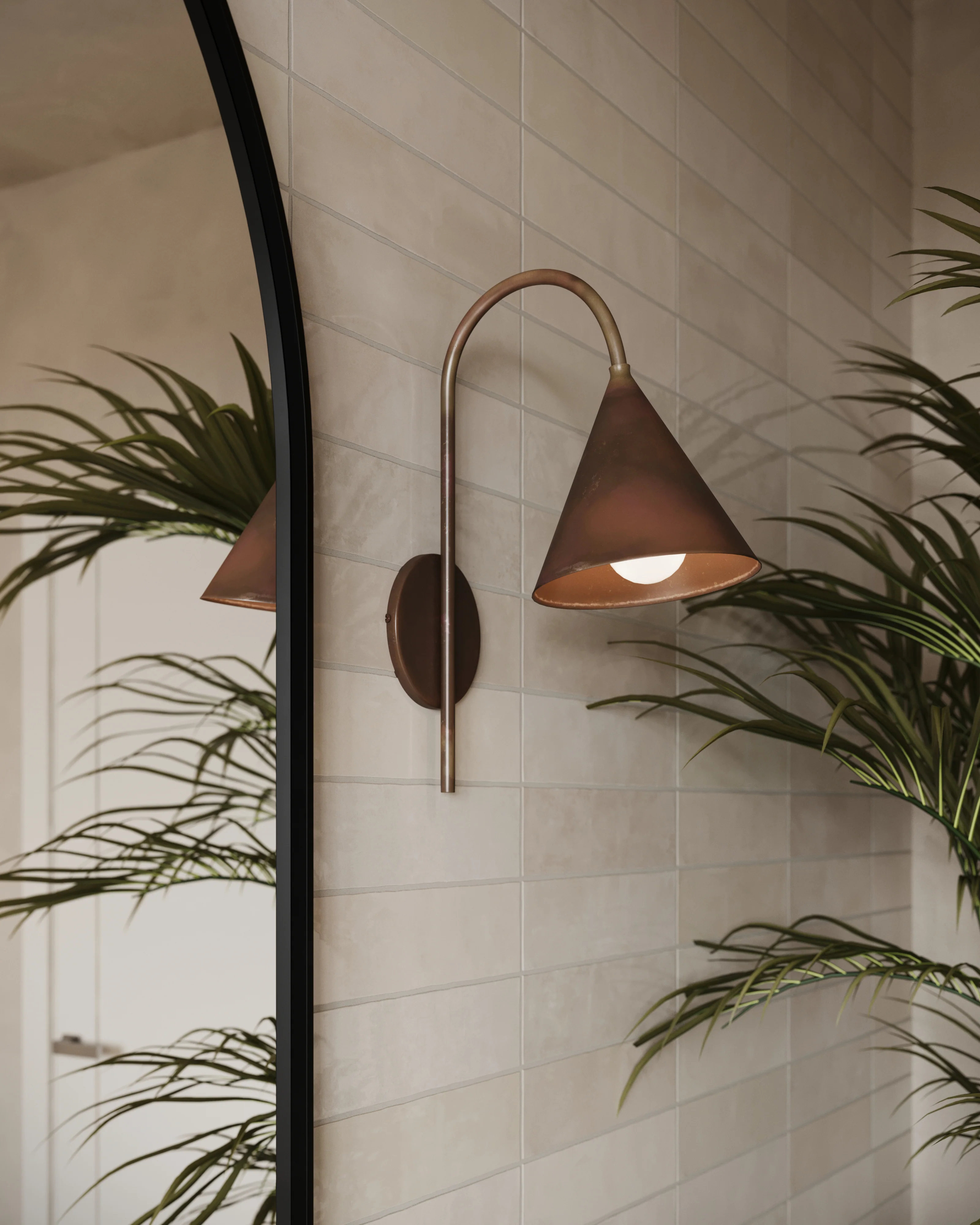 Fenton Wall Sconce in Iridescent Acid Wash - Image 2