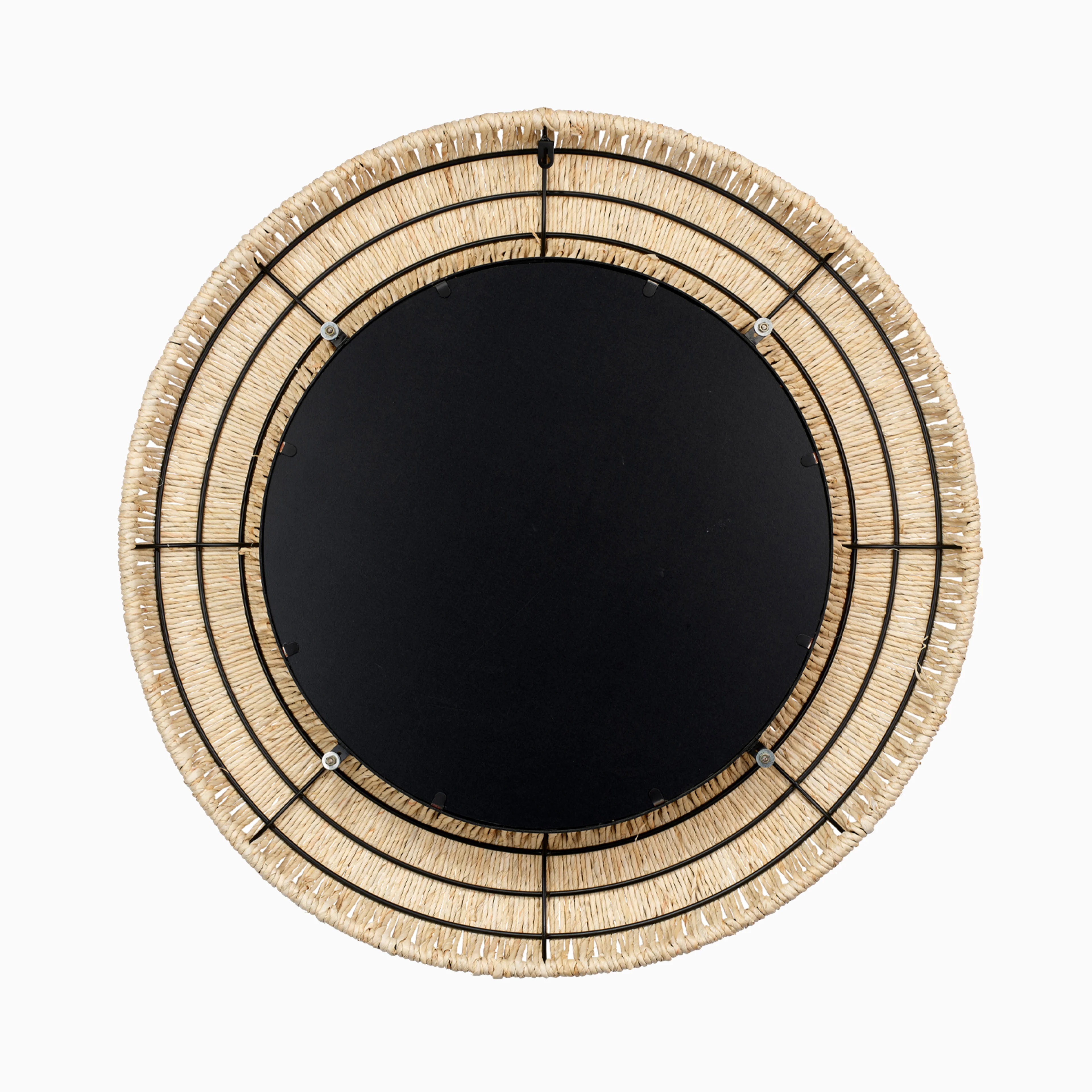 Fioren Round Mirror in Natural - Image 2