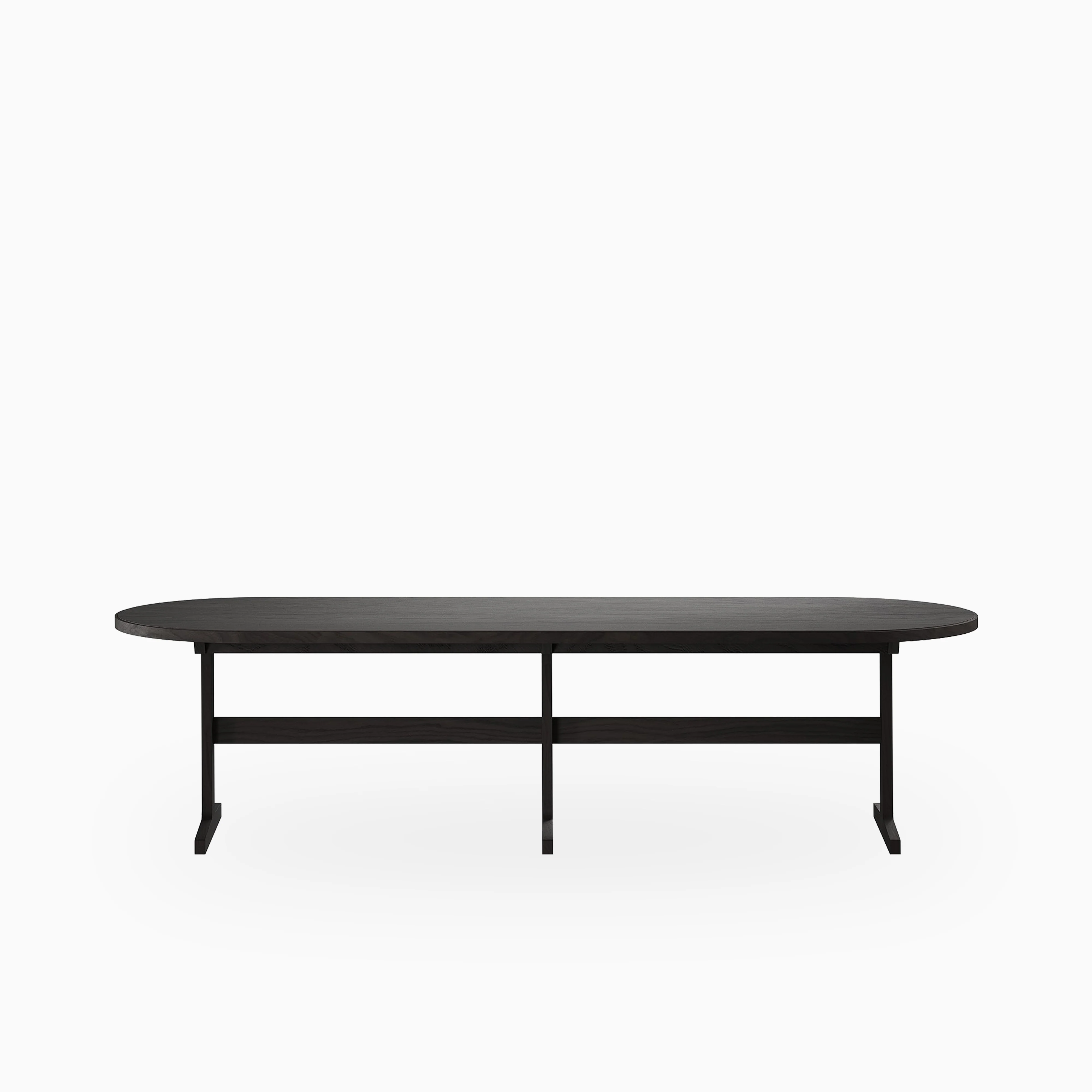Fleurin Ash Oval Dining Table in Mocha, 120" - Image 2