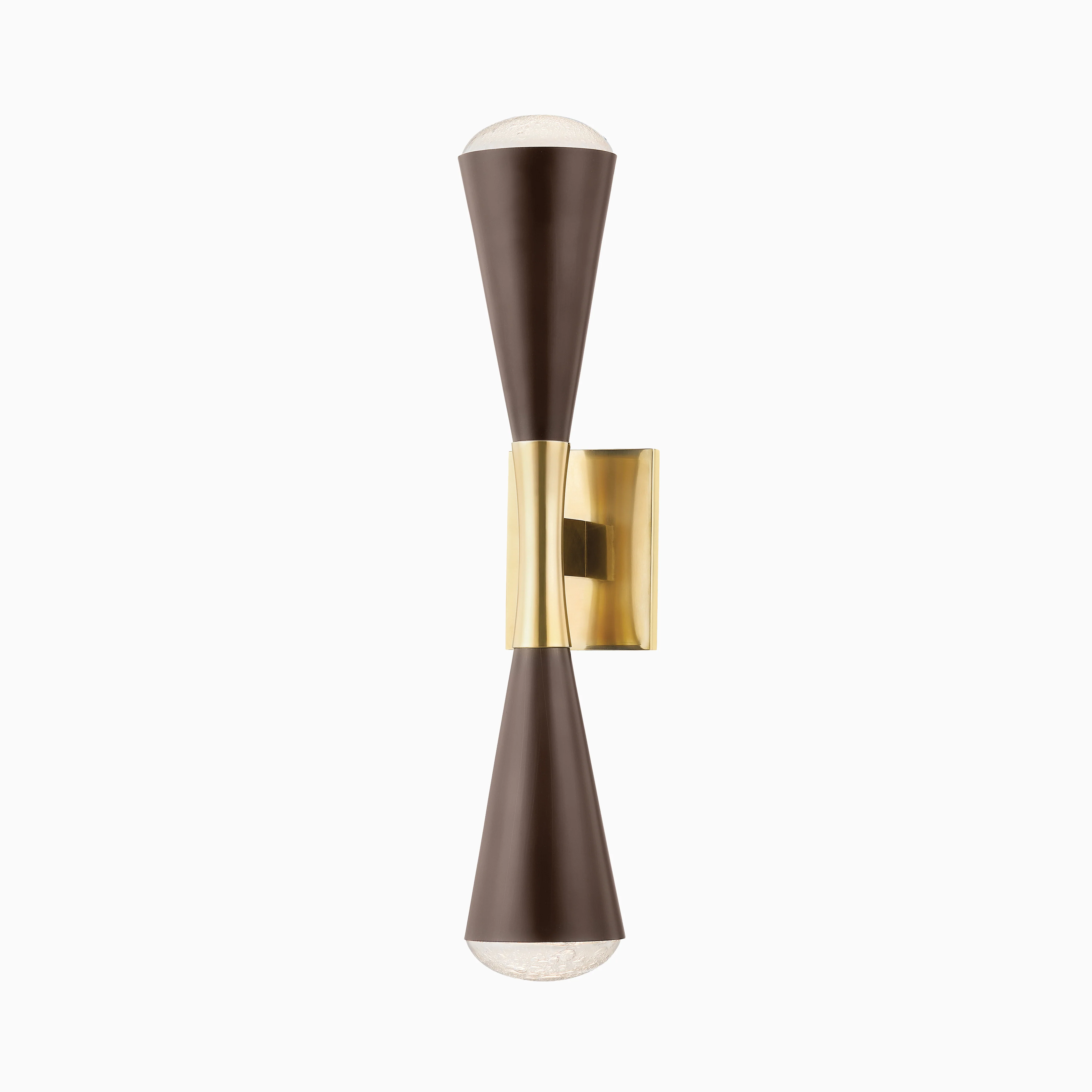 Garnet Wall Sconce in Vintage Brass/Bronze