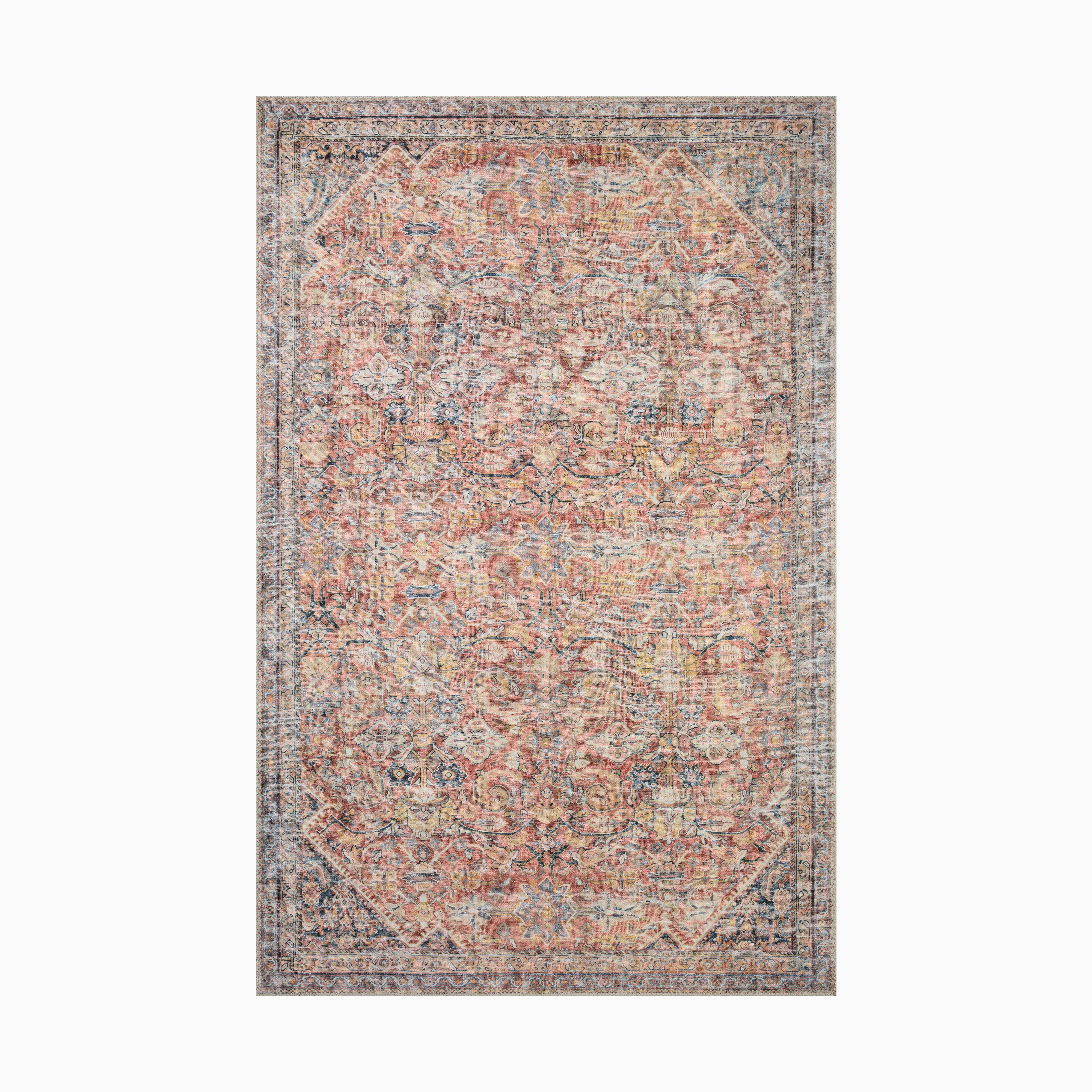 Georgette Rug in Clay / Navy