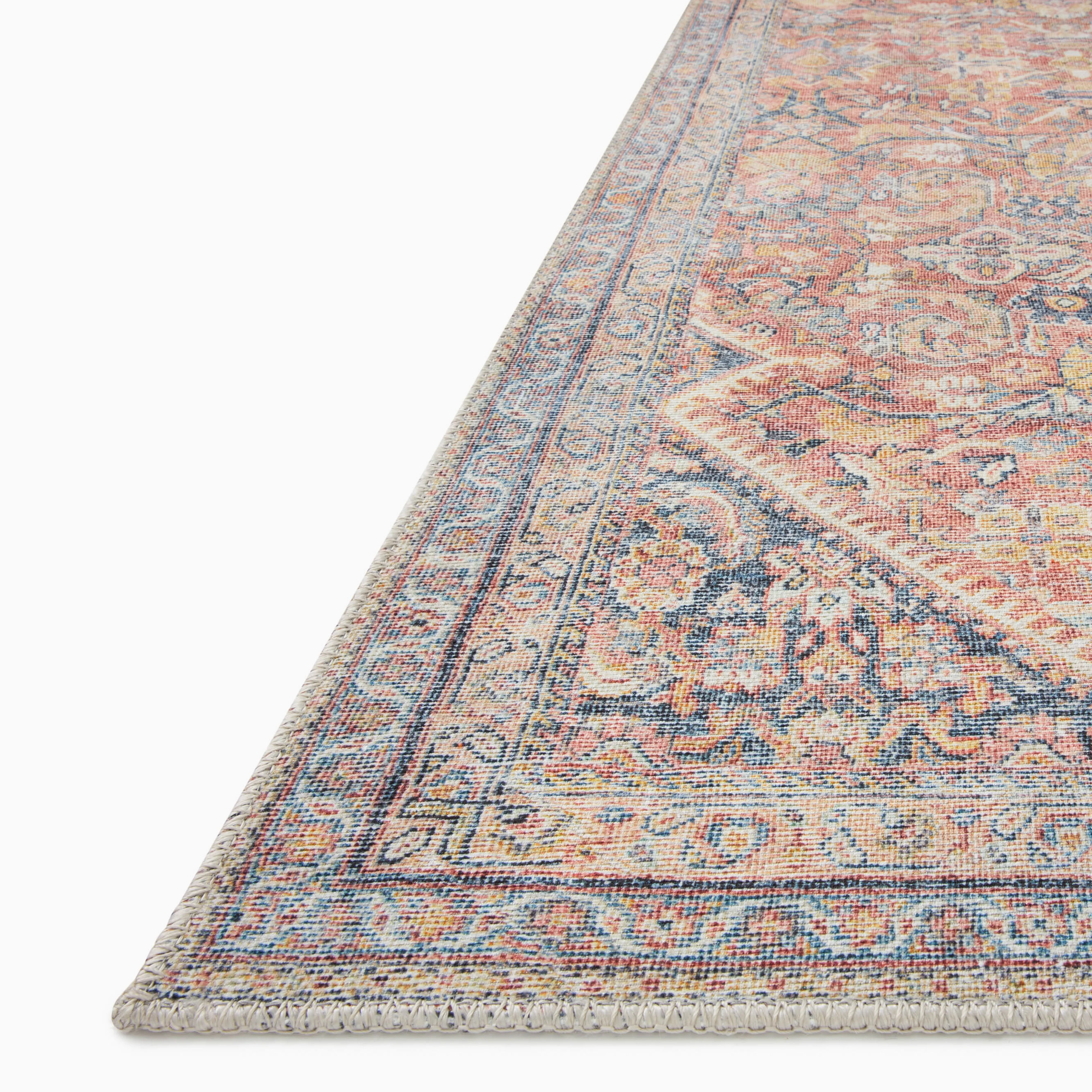Georgette Rug in Clay / Navy - Image 2