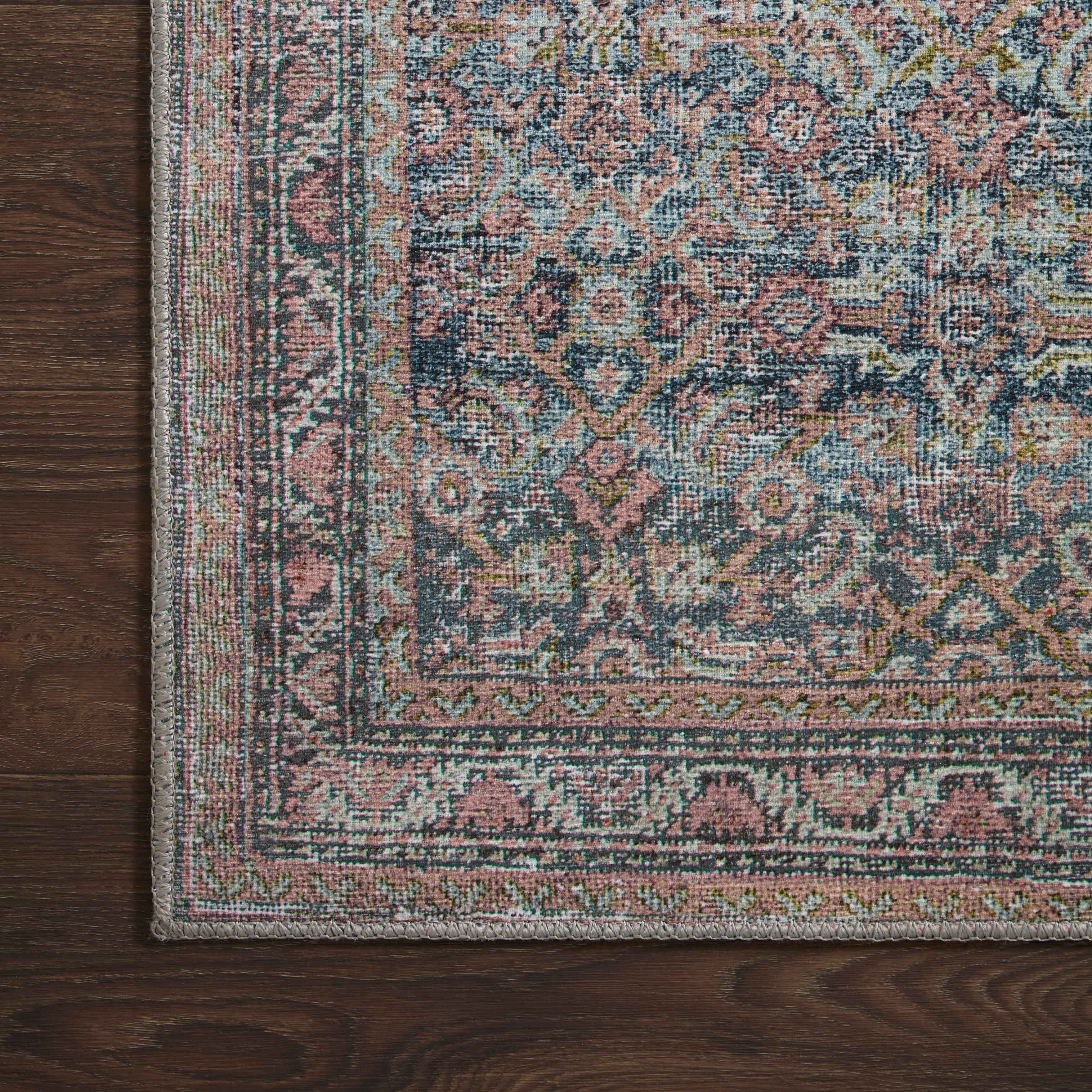 Georgette Rug in Navy / Rose - Image 4