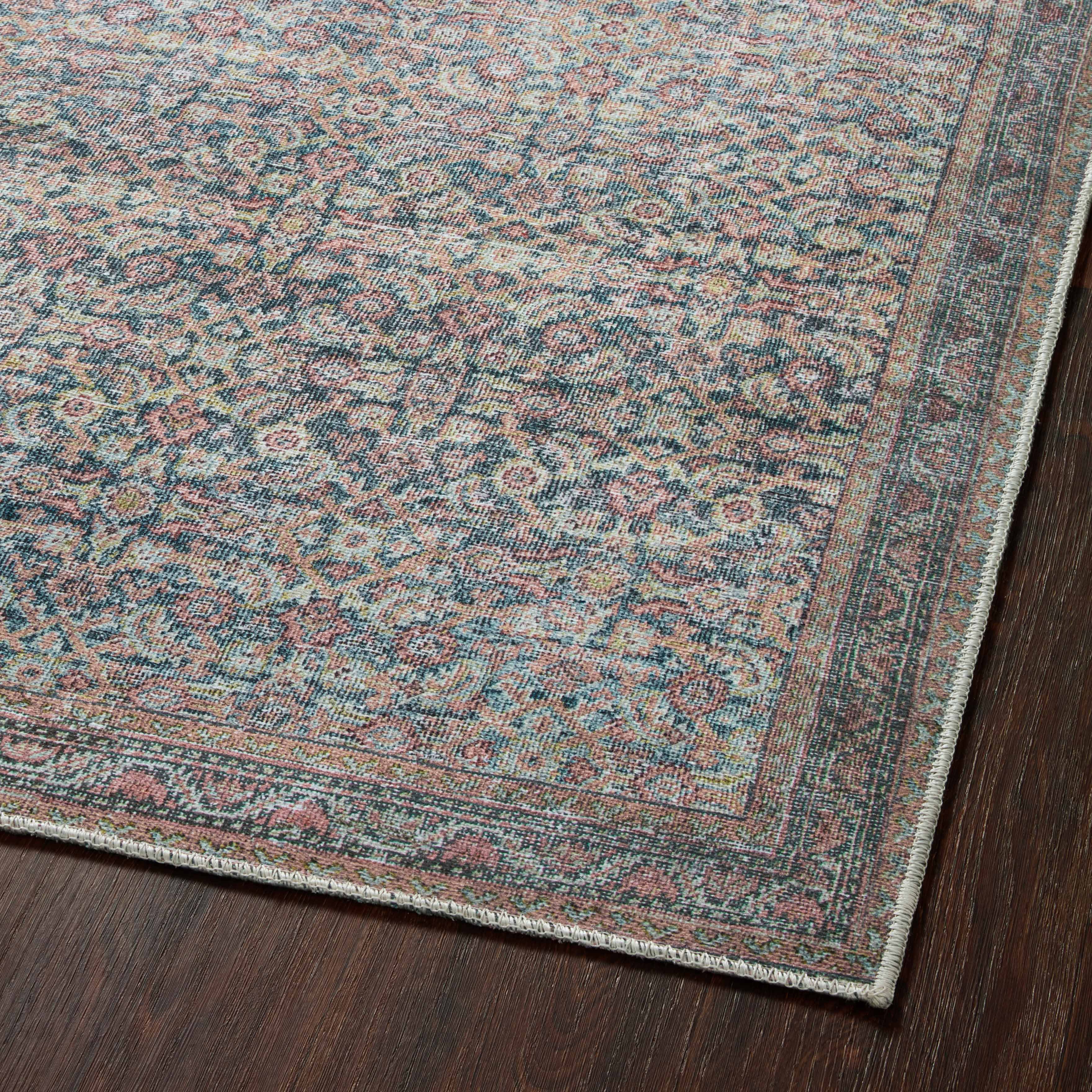 Georgette Rug in Navy / Rose - Image 7
