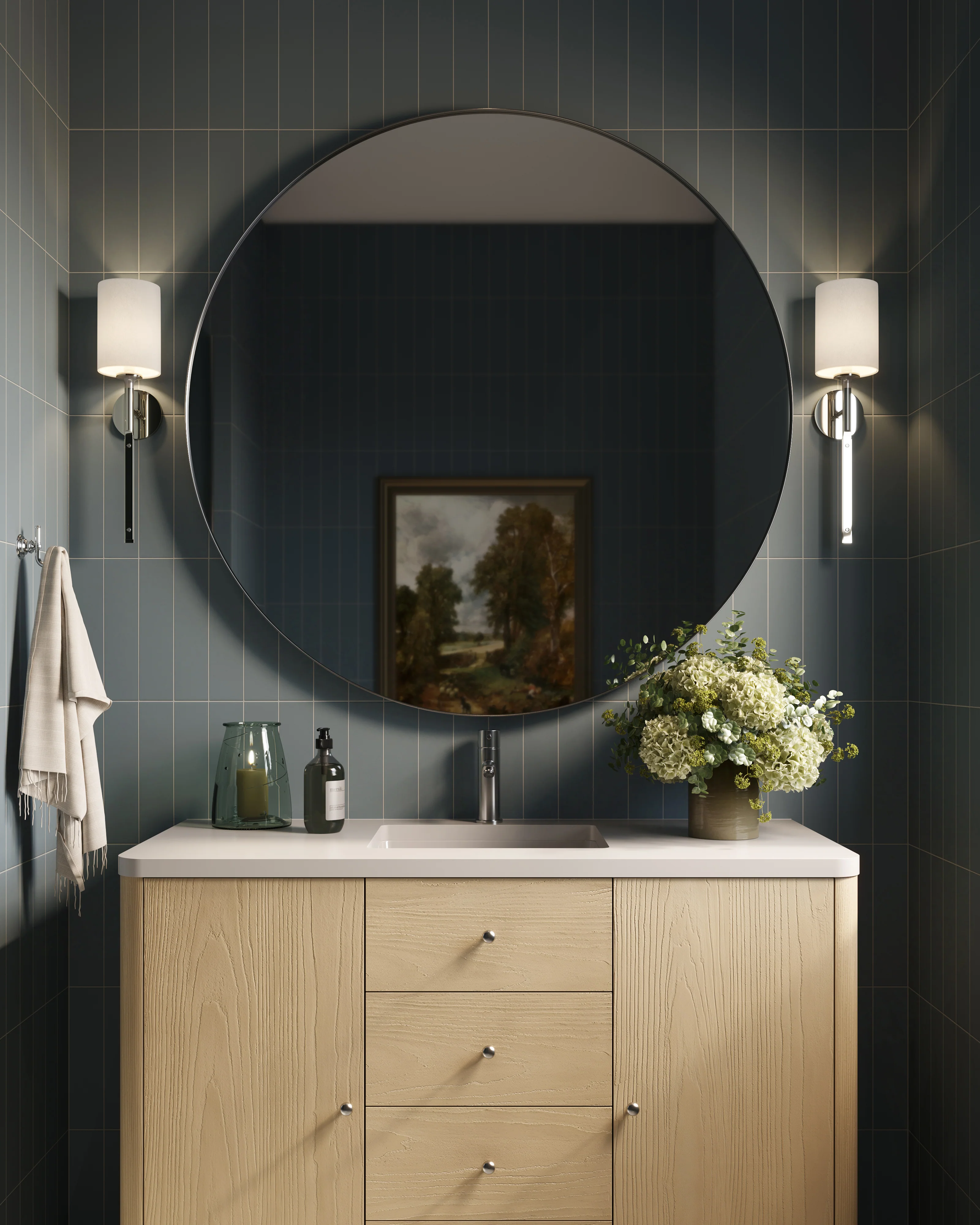Geraldine Wall Sconce in Polished Nickel - Image 7