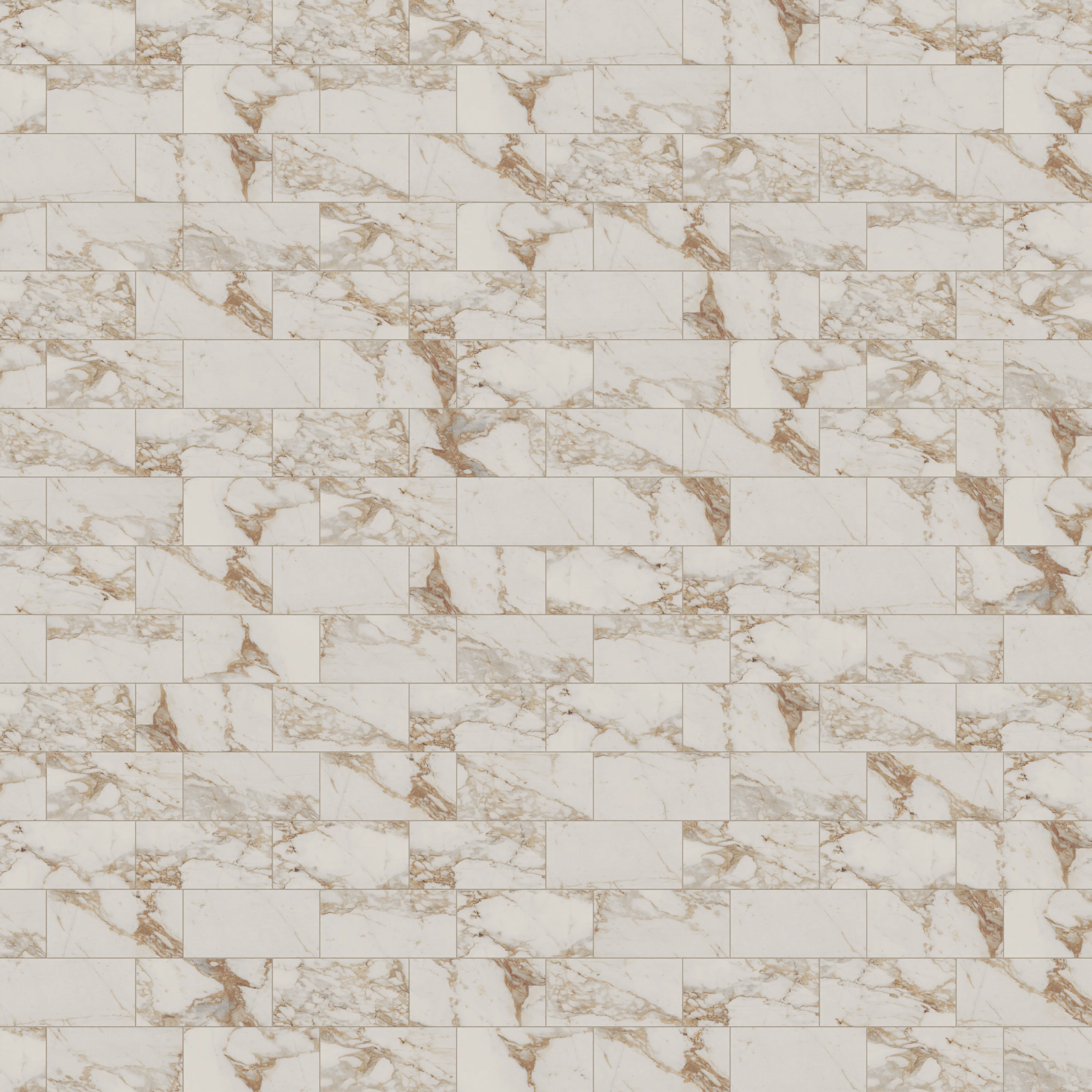 Giada 12 x 24 Matte Porcelain Tile in Calacatta Gold - Image 11