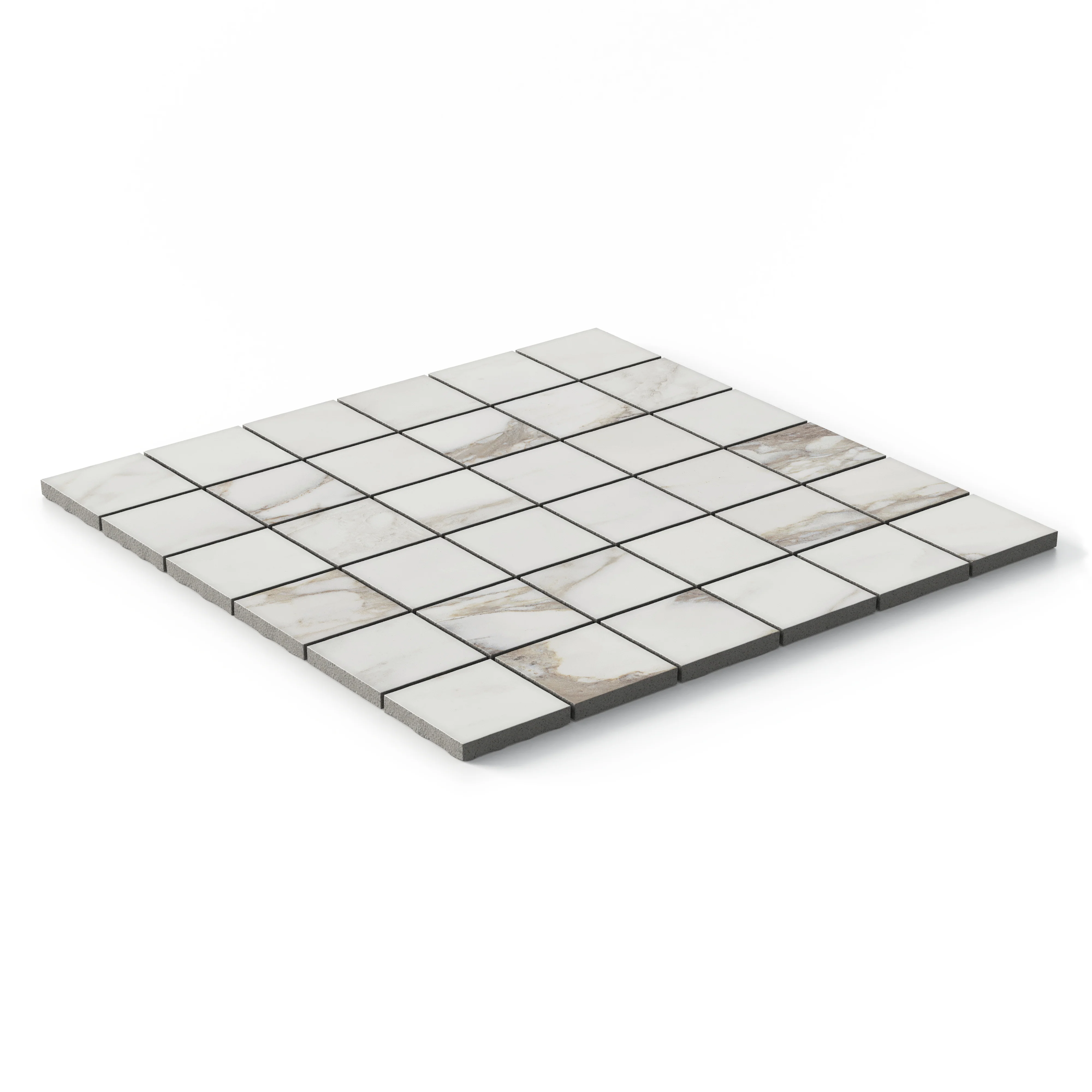 Giada 2 x 2 Matte Porcelain Mosaic Tile in Renoir - Image 2
