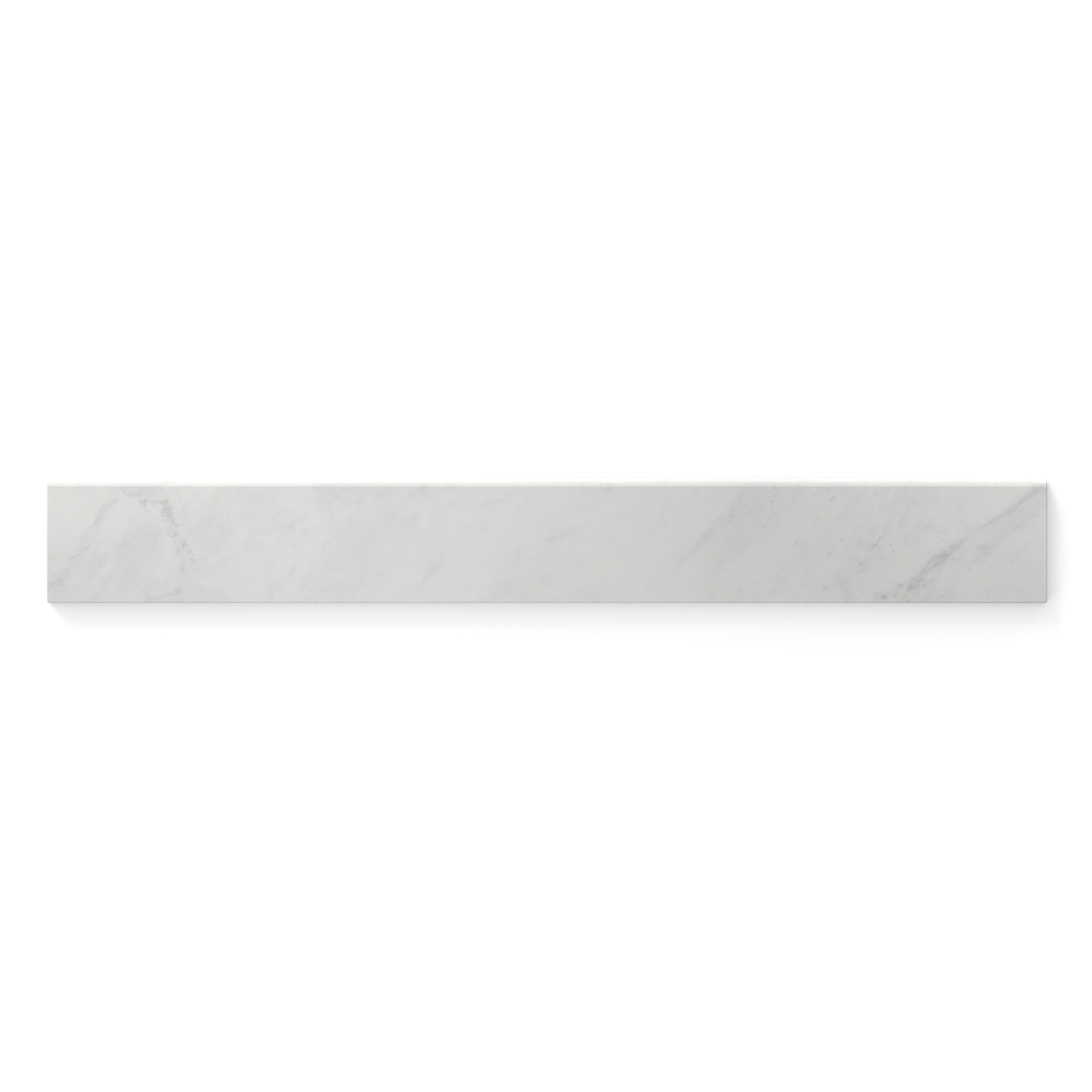 Giada 3 x 24 Matte Porcelain Bullnose Tile in Alaska Glacier