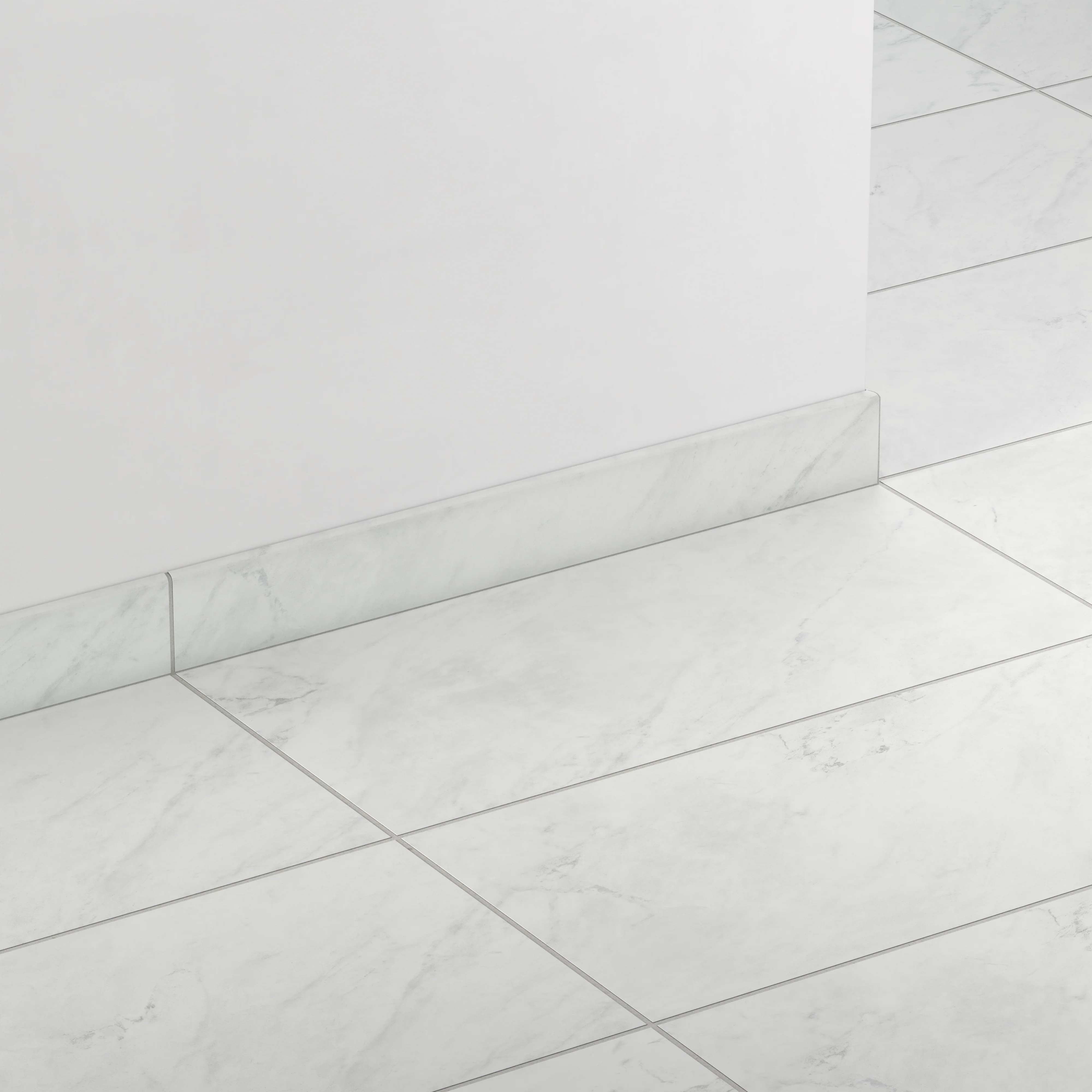 Giada 3 x 24 Matte Porcelain Bullnose Tile in Alaska Glacier - Image 3