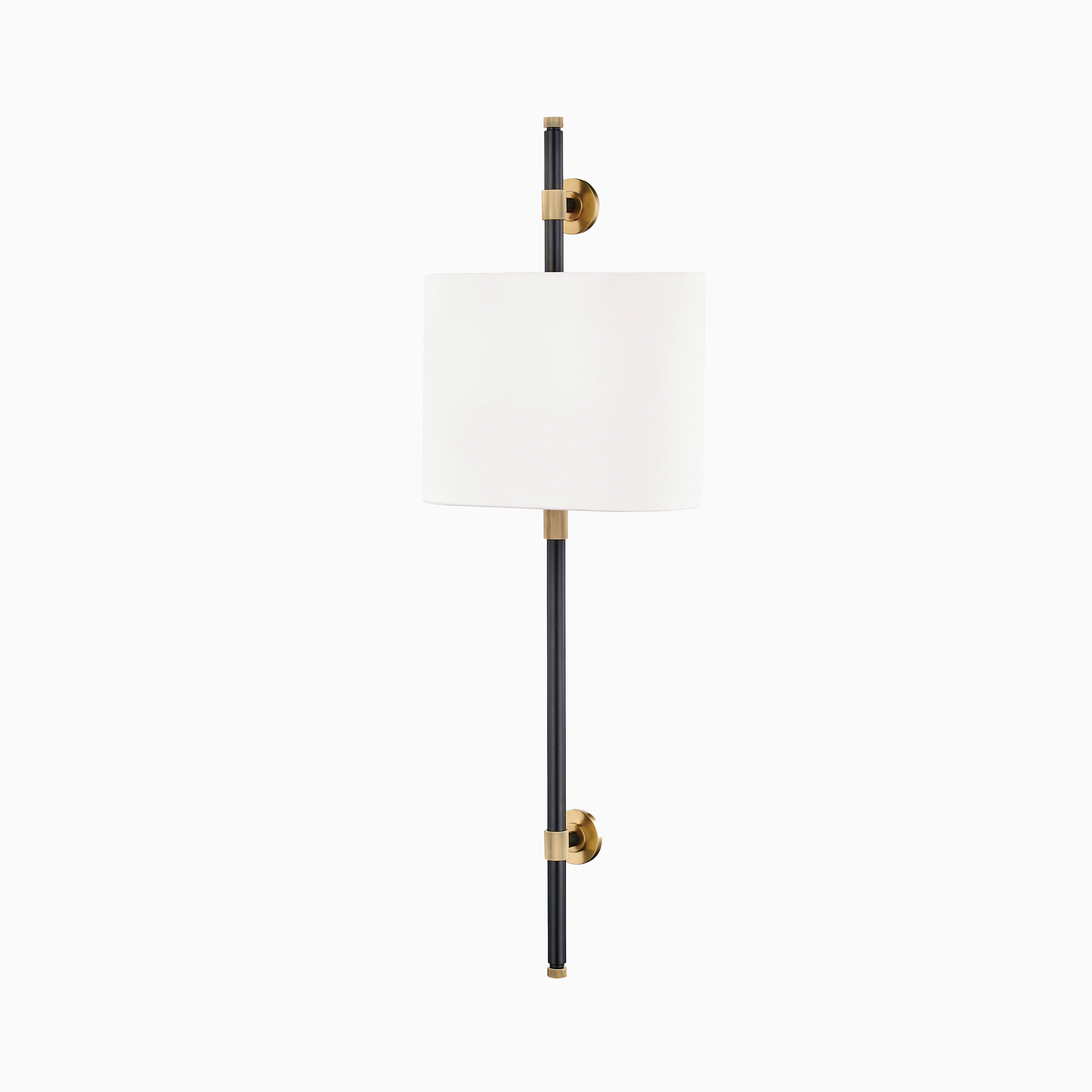 Gibson 2-Light Shaded Wall Sconce in Aged Old Bronze