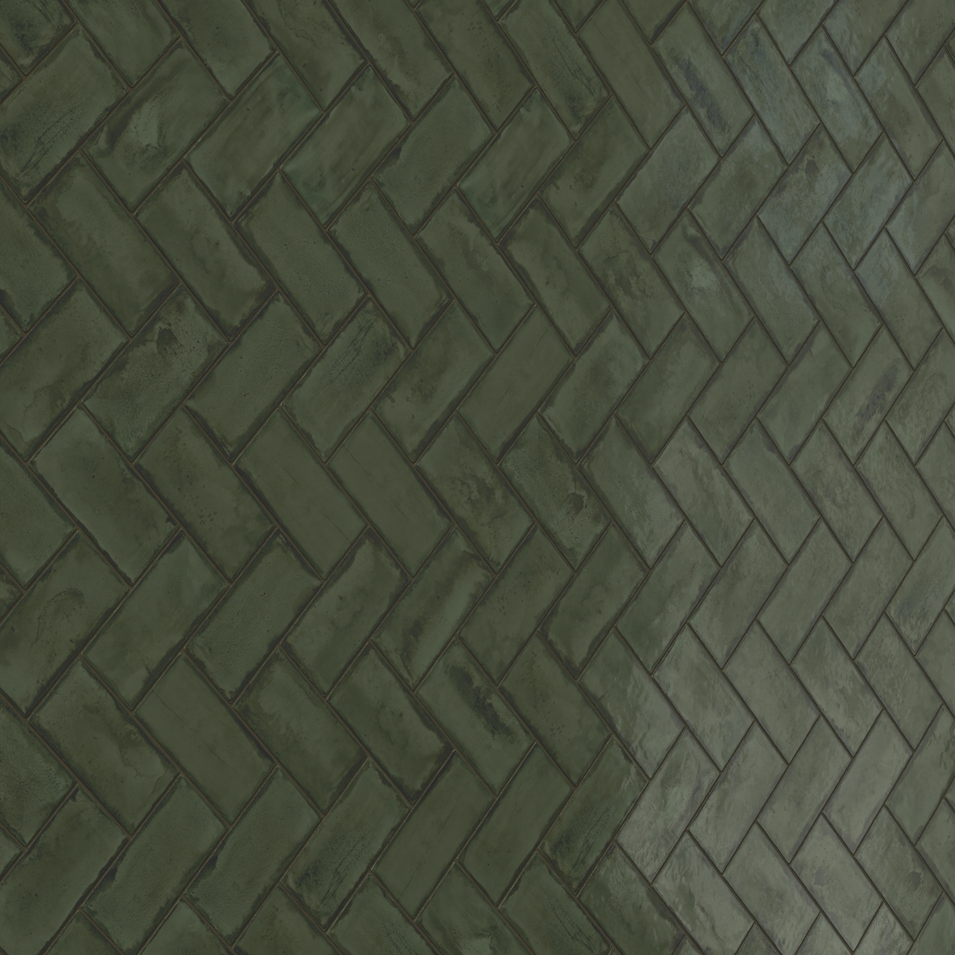 Graham 3 x 6 Glossy Ceramic Tile in Moss - Image 9