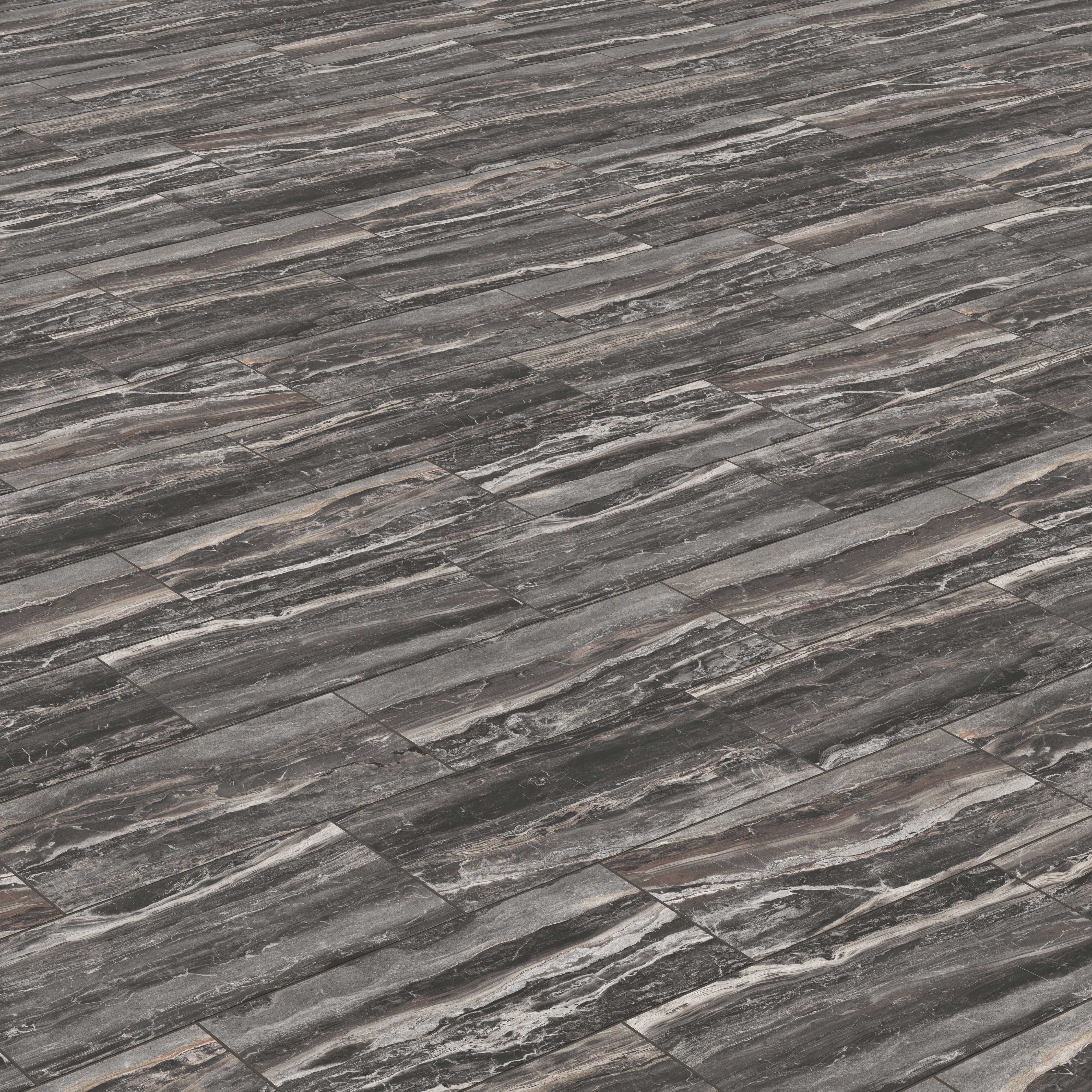Harley 12 x 24 Matte Porcelain Tile in Graphite - Image 6