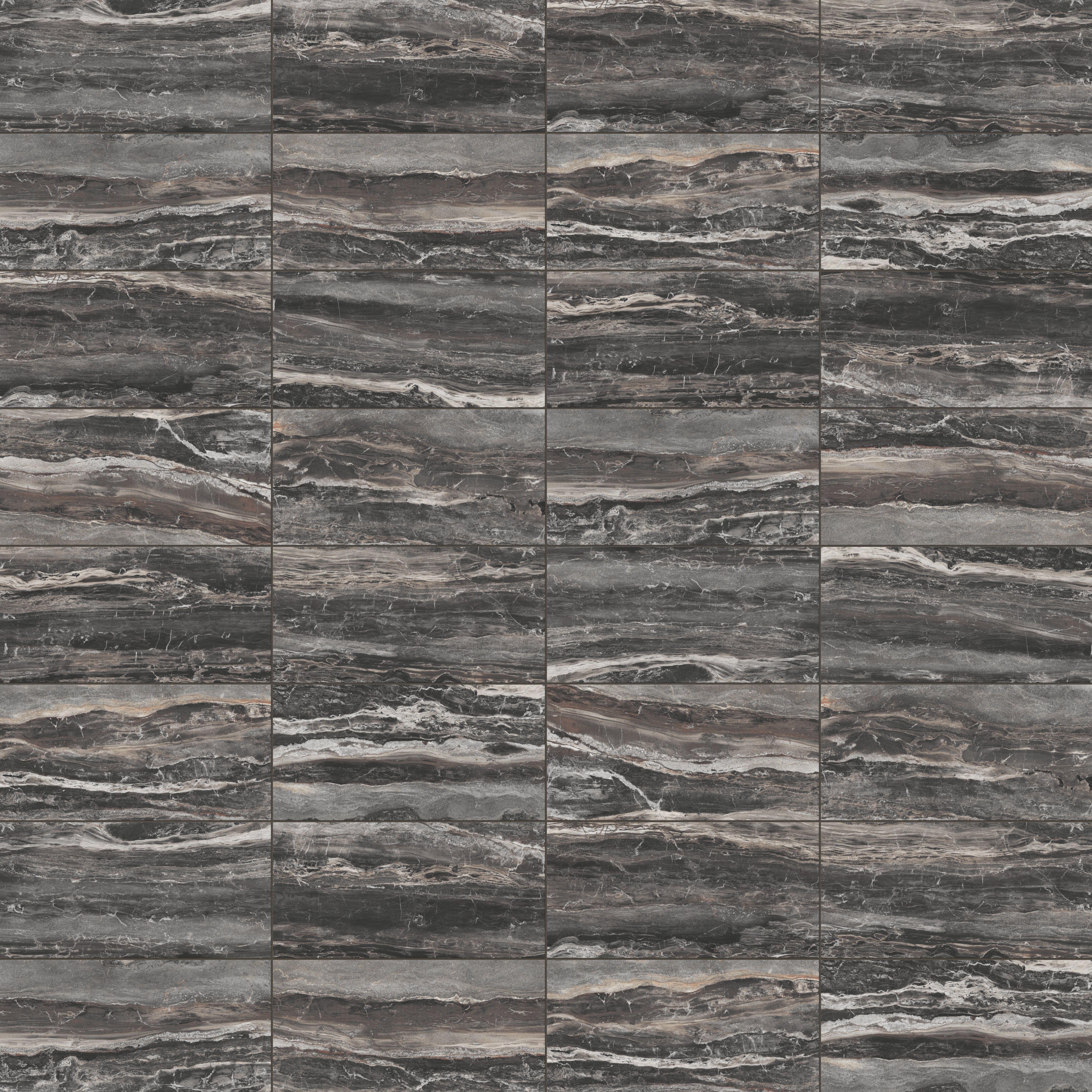 Harley 12 x 24 Polished Porcelain Tile in Graphite - Image 5