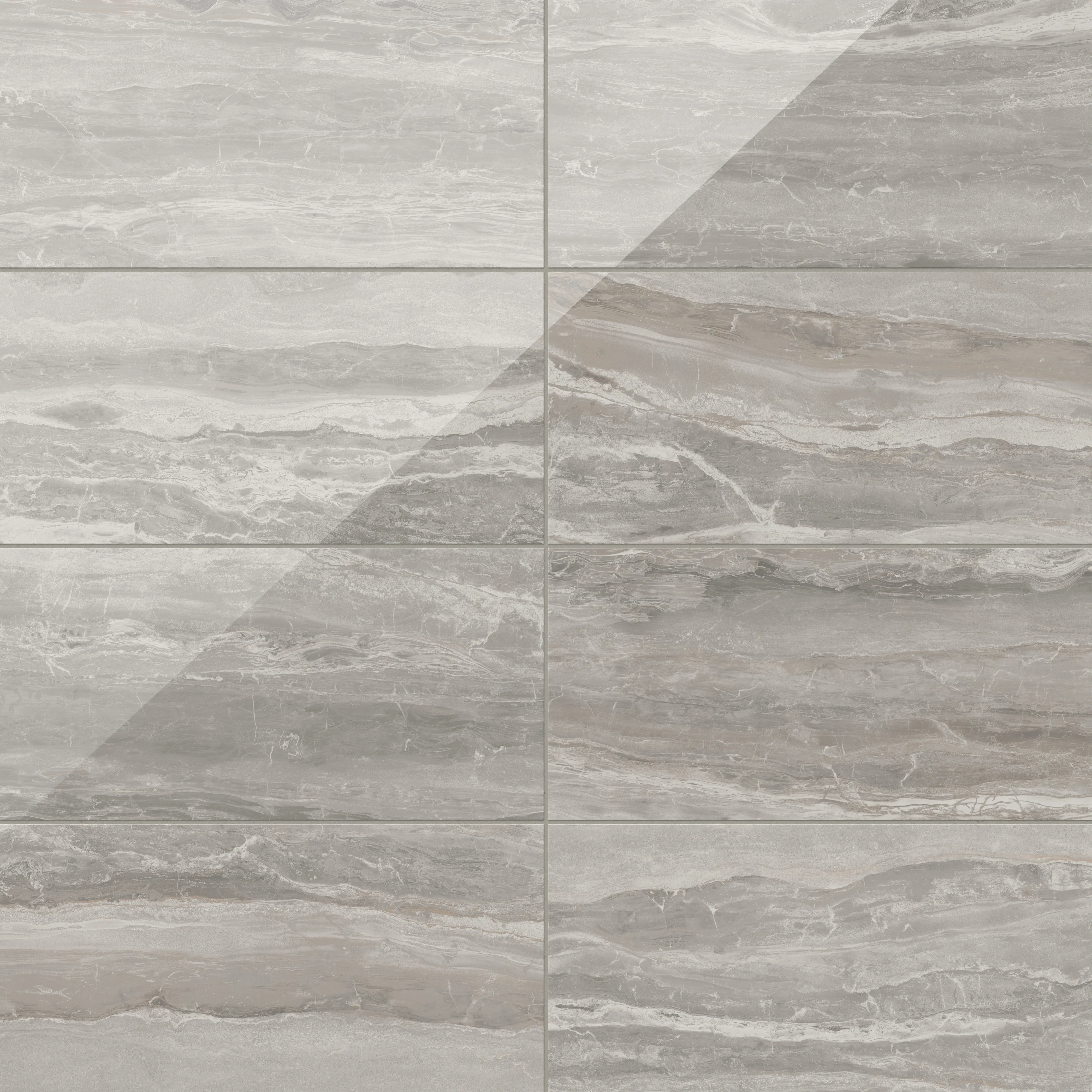 Harley 12 x 24 Polished Porcelain Tile in Taupe