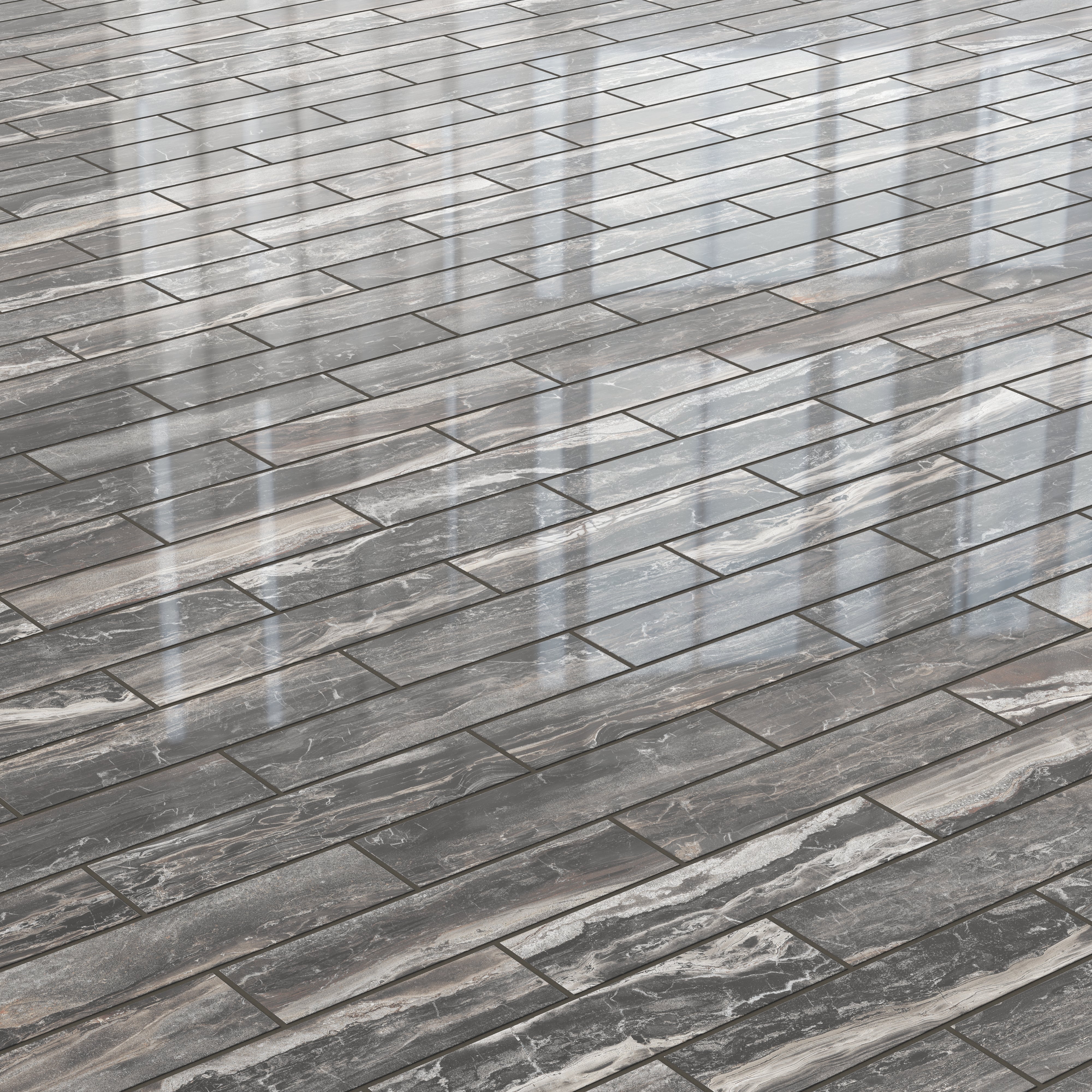 Harley 3 x 12 Polished Porcelain Tile in Graphite - Image 7