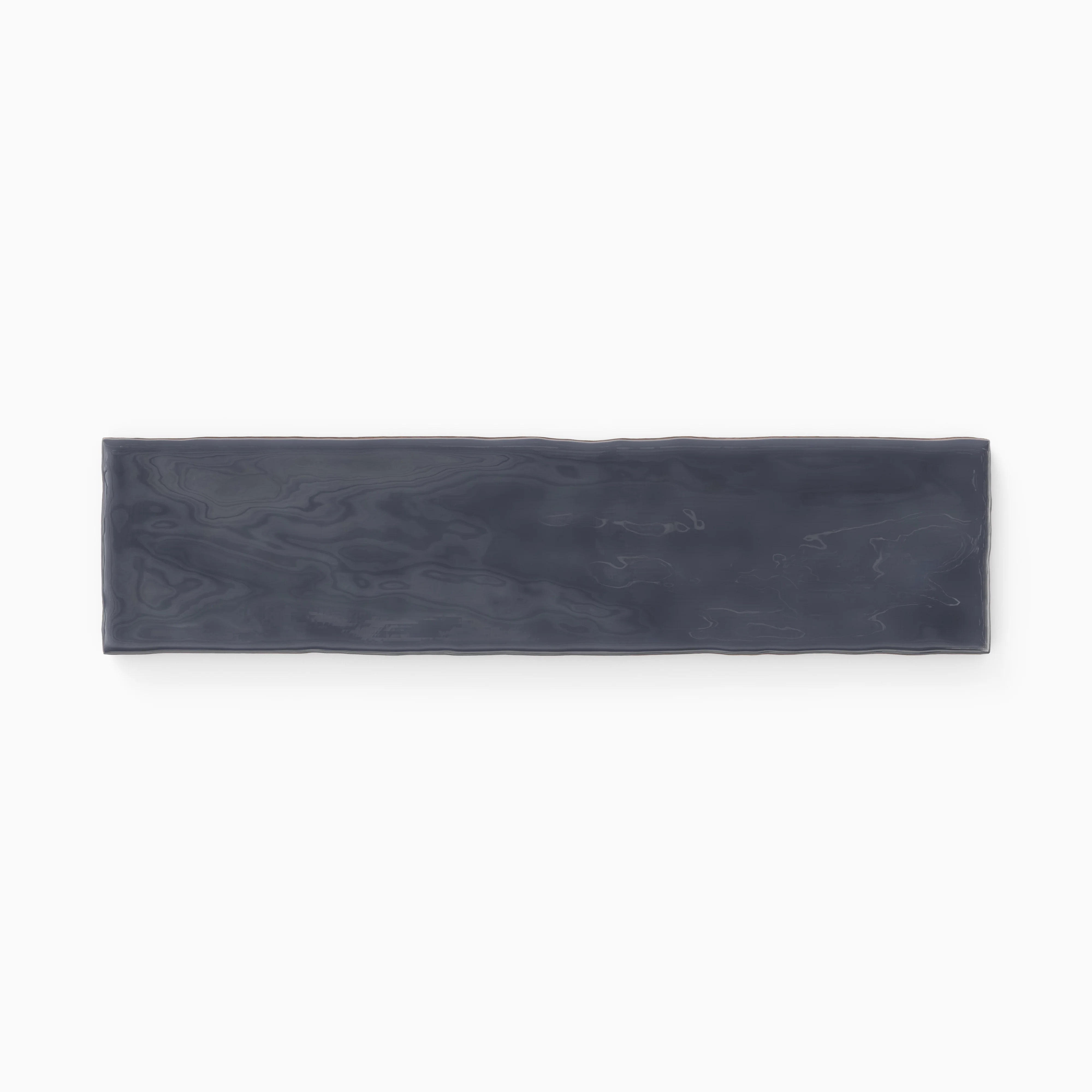 Harper 3 x 12 Glossy Ceramic Tile in Denim - Image 2
