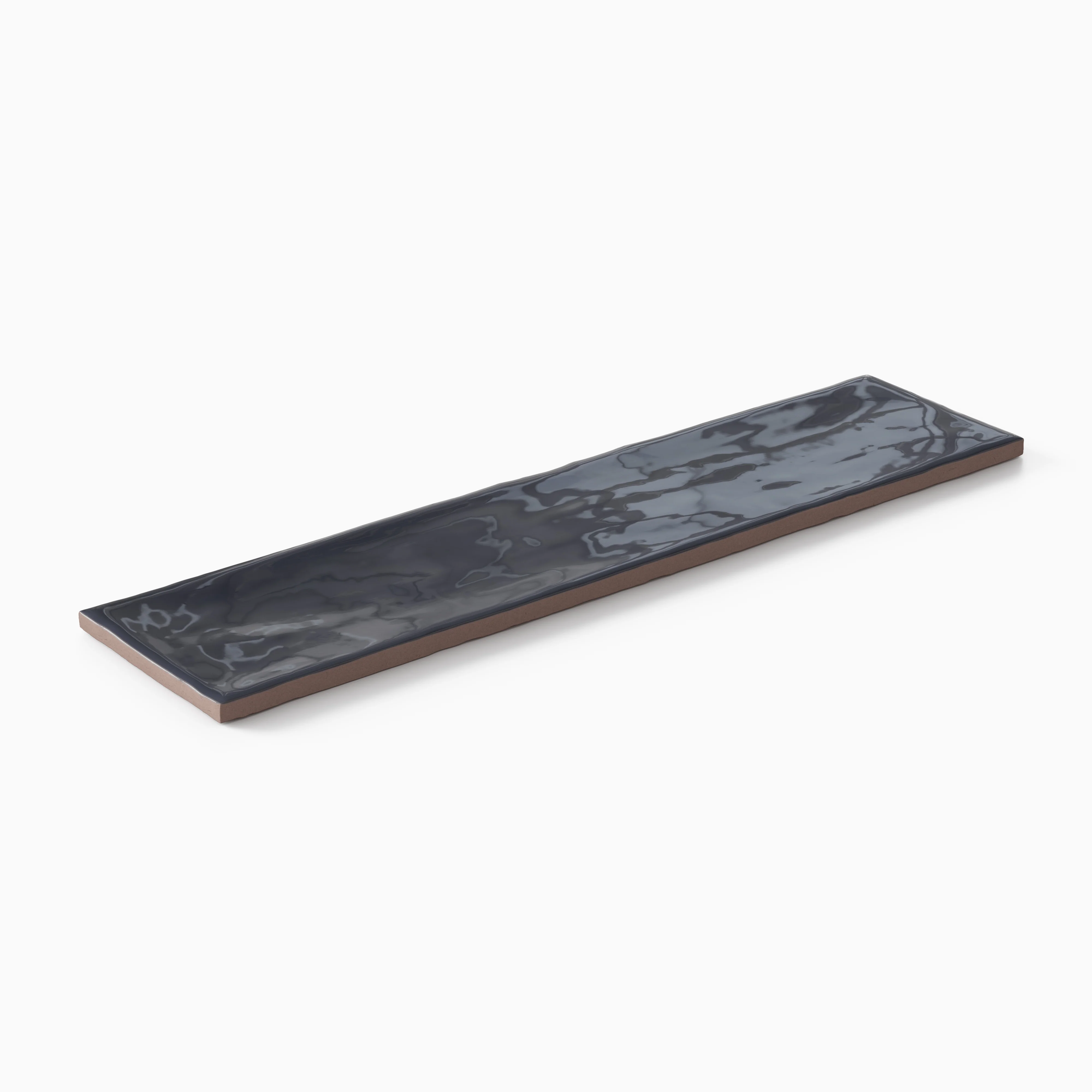 Harper 3 x 12 Glossy Ceramic Tile in Denim - Image 3