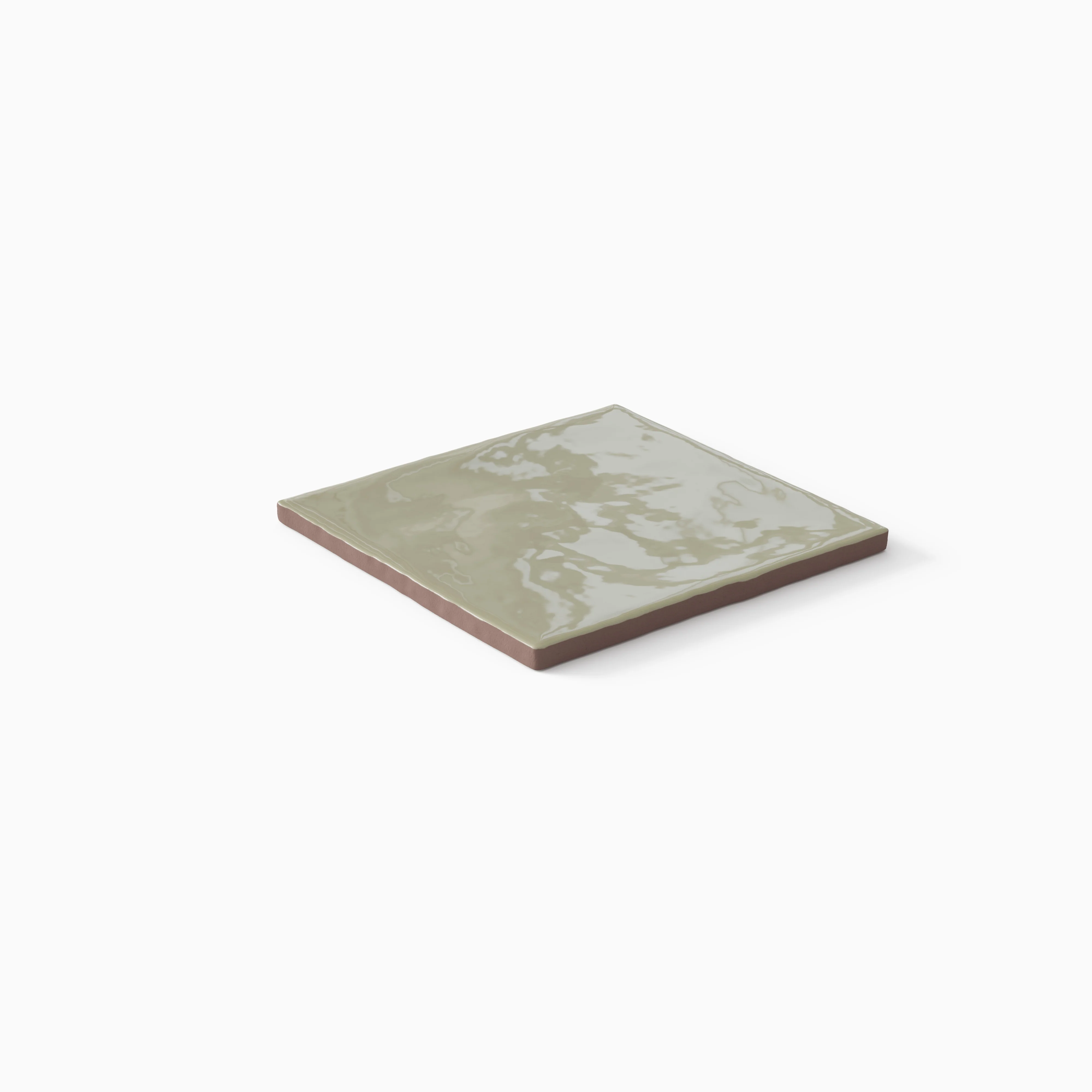 Harper 5 x 5 Glossy Ceramic Tile in Basil - Image 3