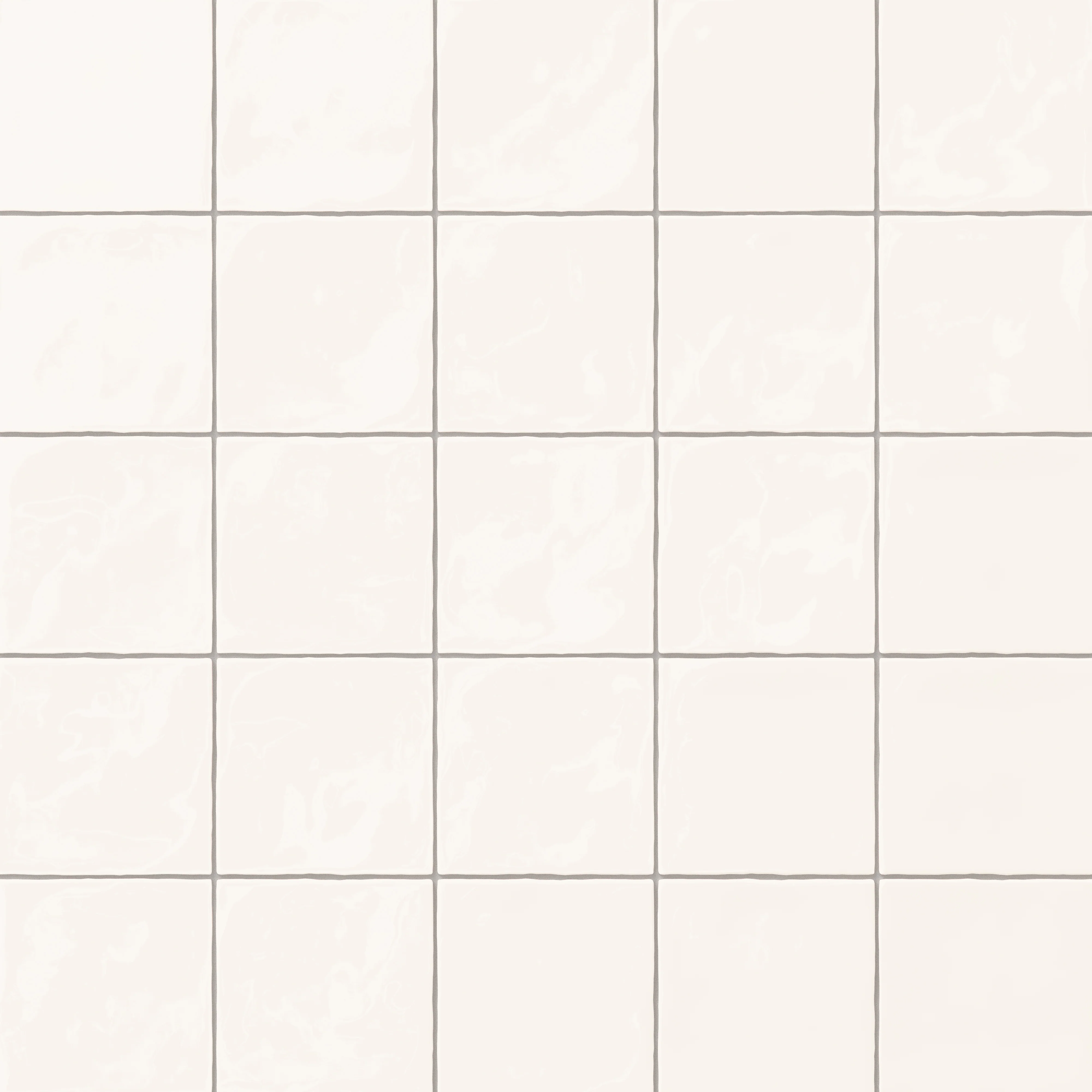 Harper 5 x 5 Glossy Ceramic Tile in Eggshell