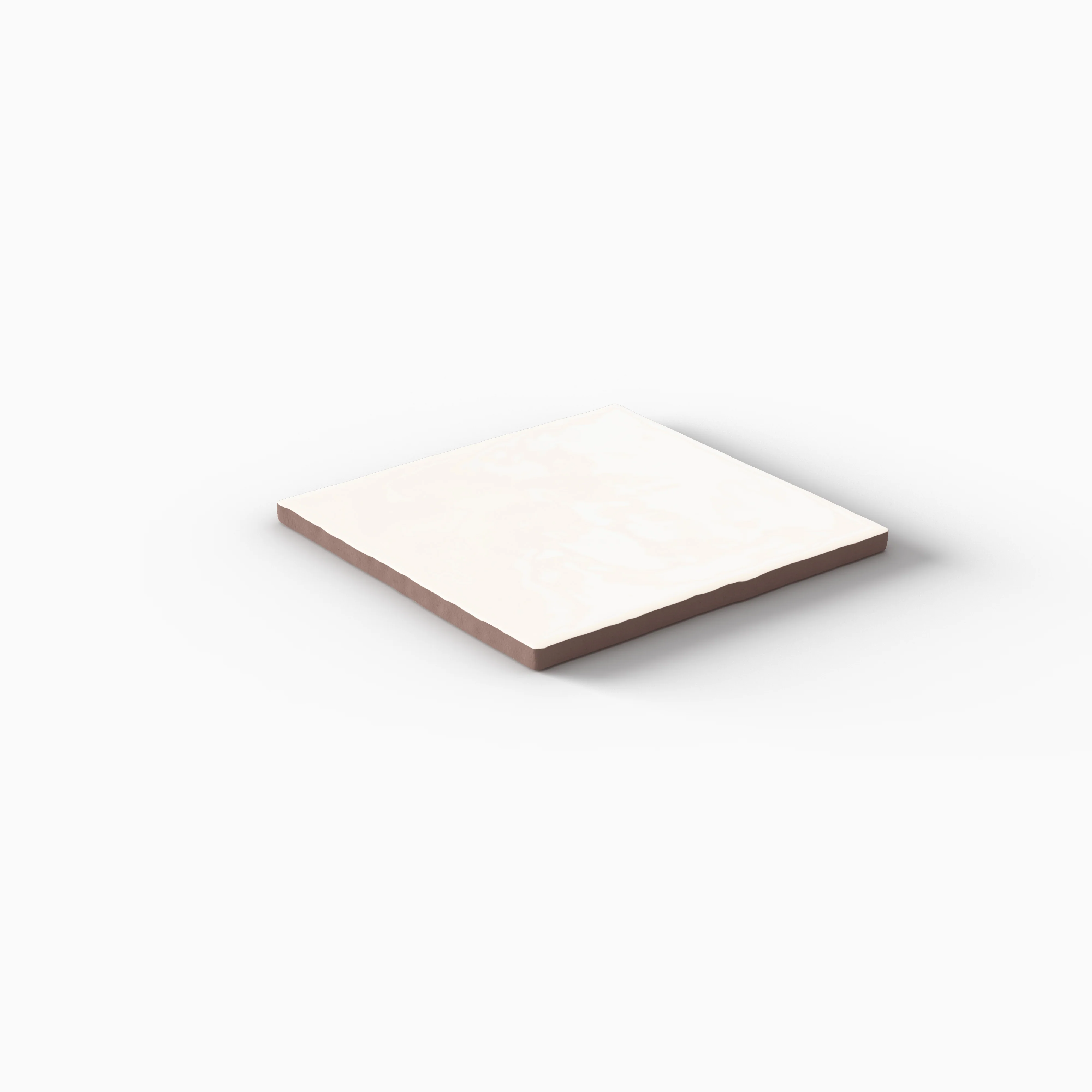 Harper 5 x 5 Glossy Ceramic Tile in Eggshell - Image 3