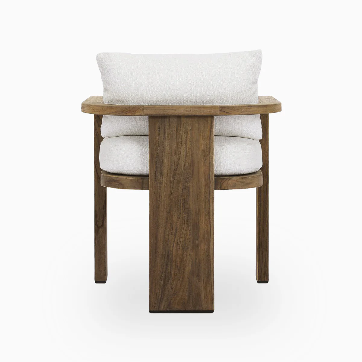 Hightide Outdoor Dining Armchair in Stained Aged Grey/Alessi Linen - Image 5