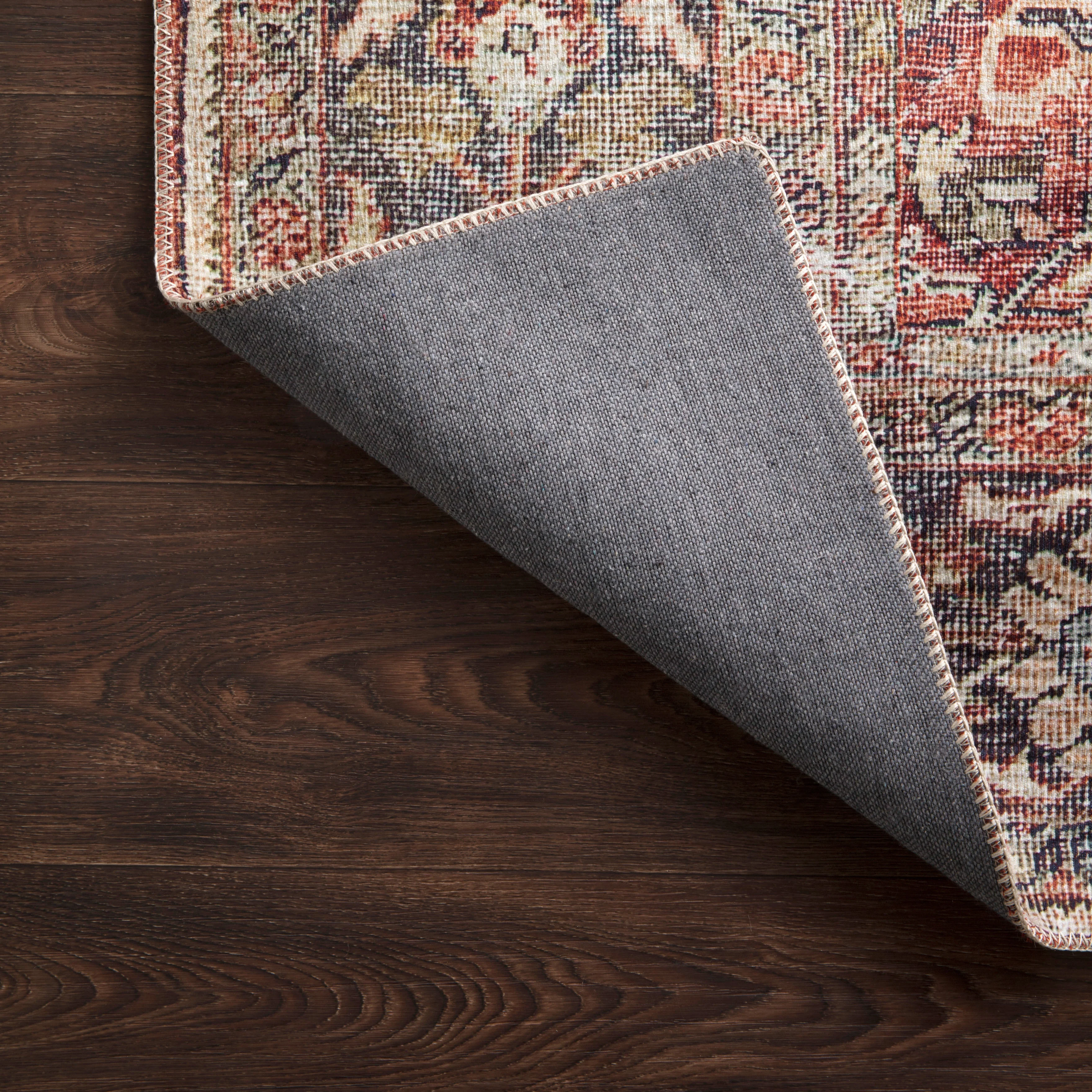 Hutchinson Rug in Brick / Navy - Image 4