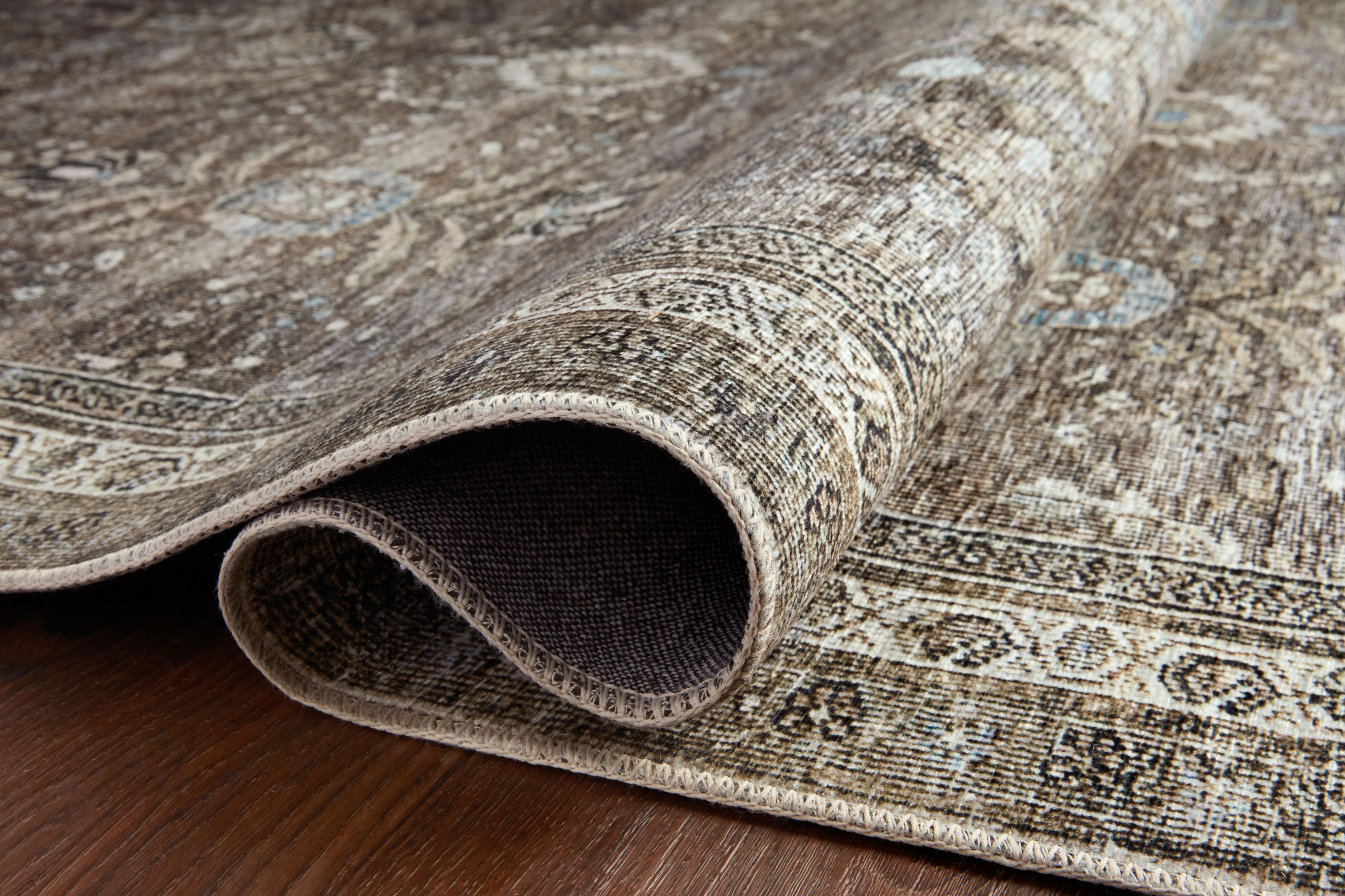 Hutchinson Rug in Graphite / Olive - Image 6