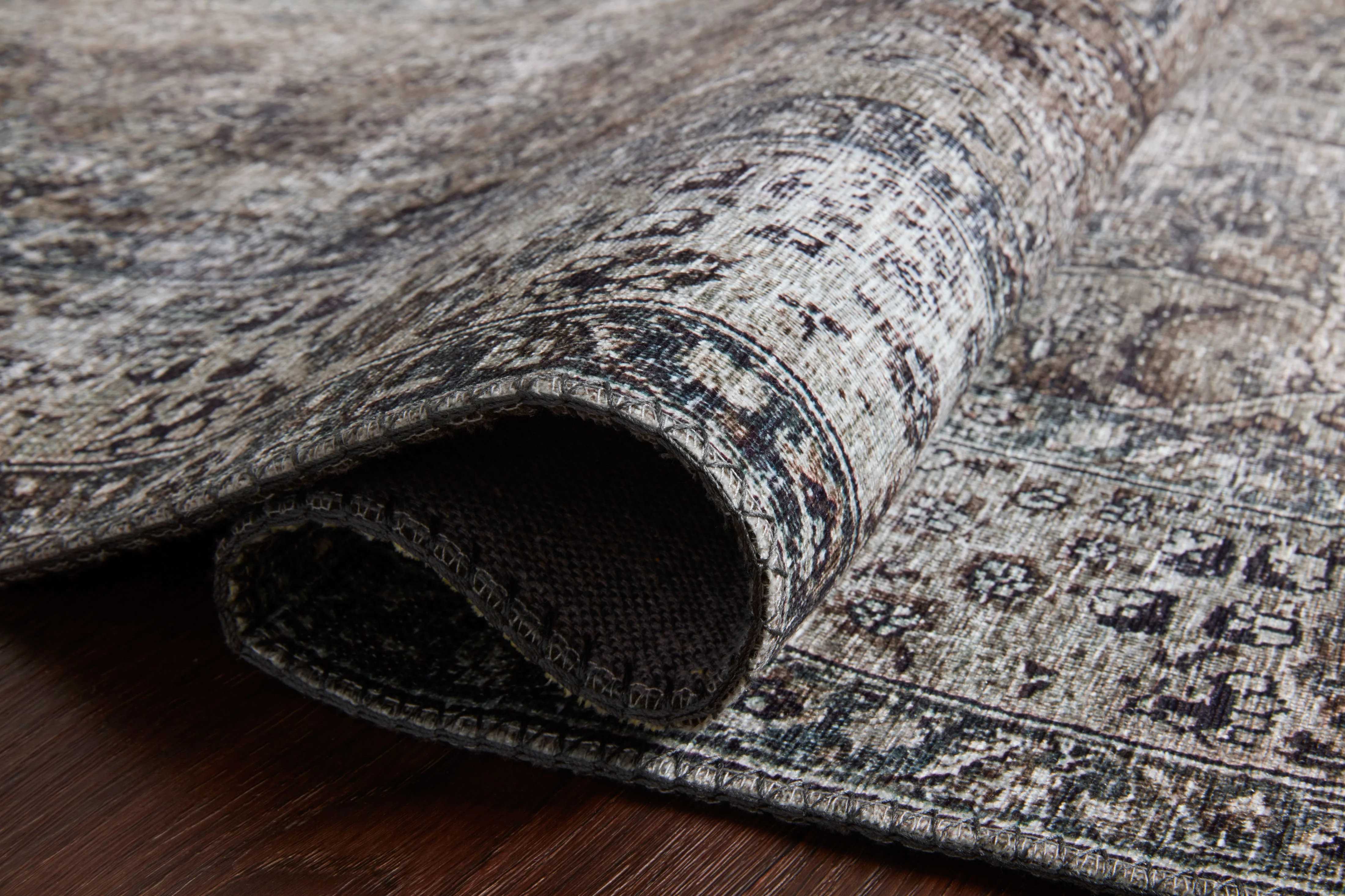 Hutchinson Rug in Slate / Fog - Image 5