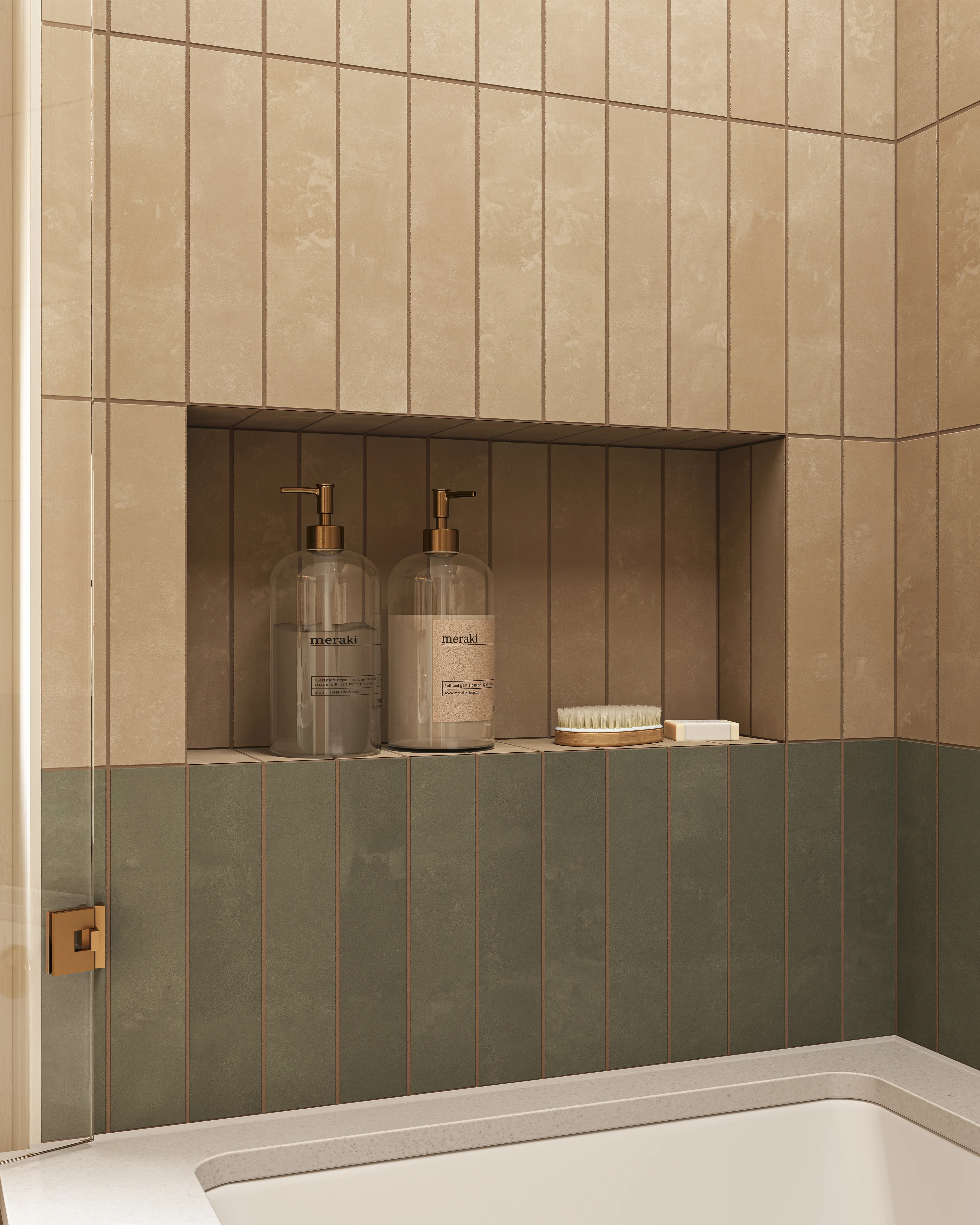 Isabel 2.5 x 12 Matte Porcelain Tile in Soft Sage - Image 7