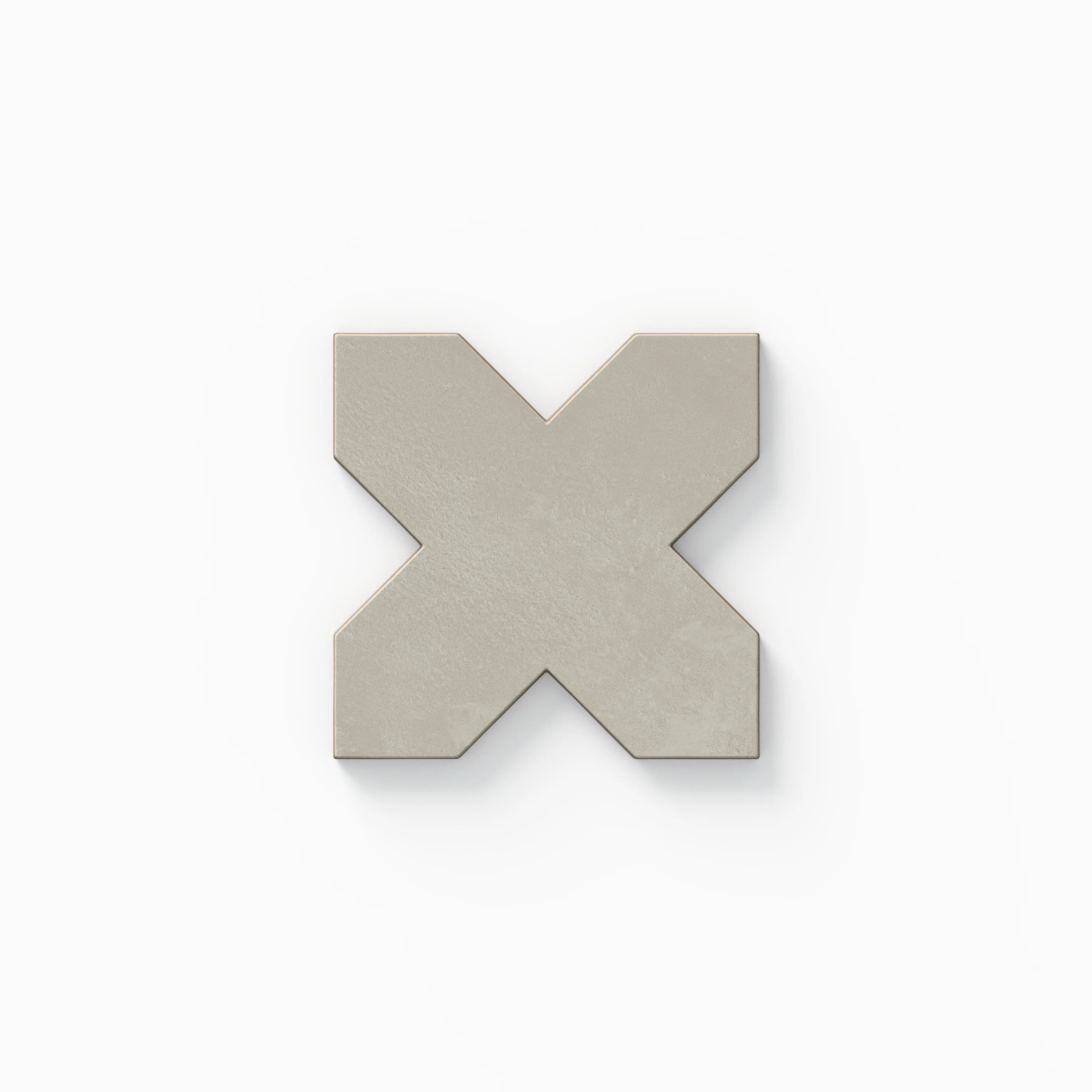 Isabel 5 x 5 Matte Cross in Silverstone Sample