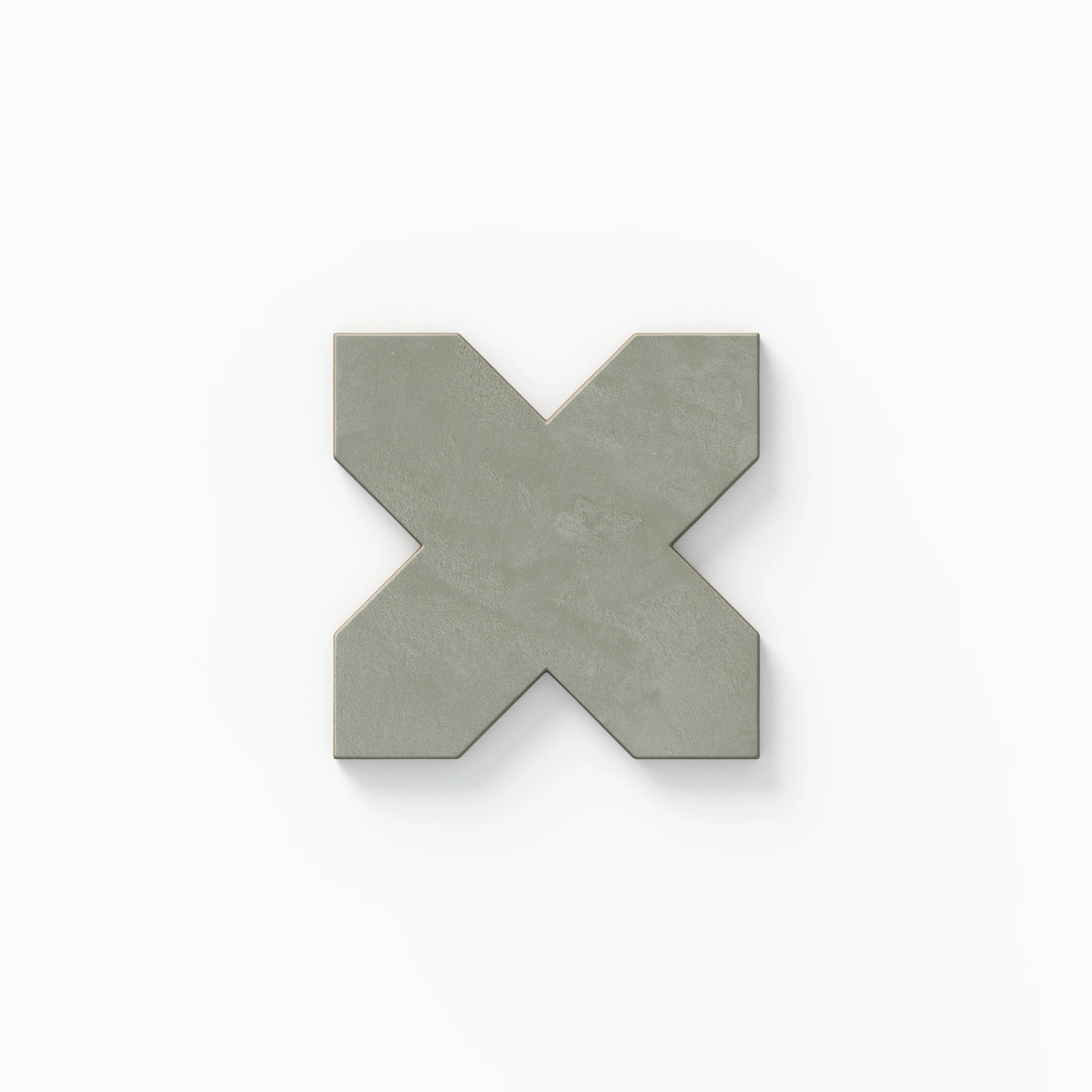 Isabel 5 x 5 Matte Cross in Soft Sage Sample