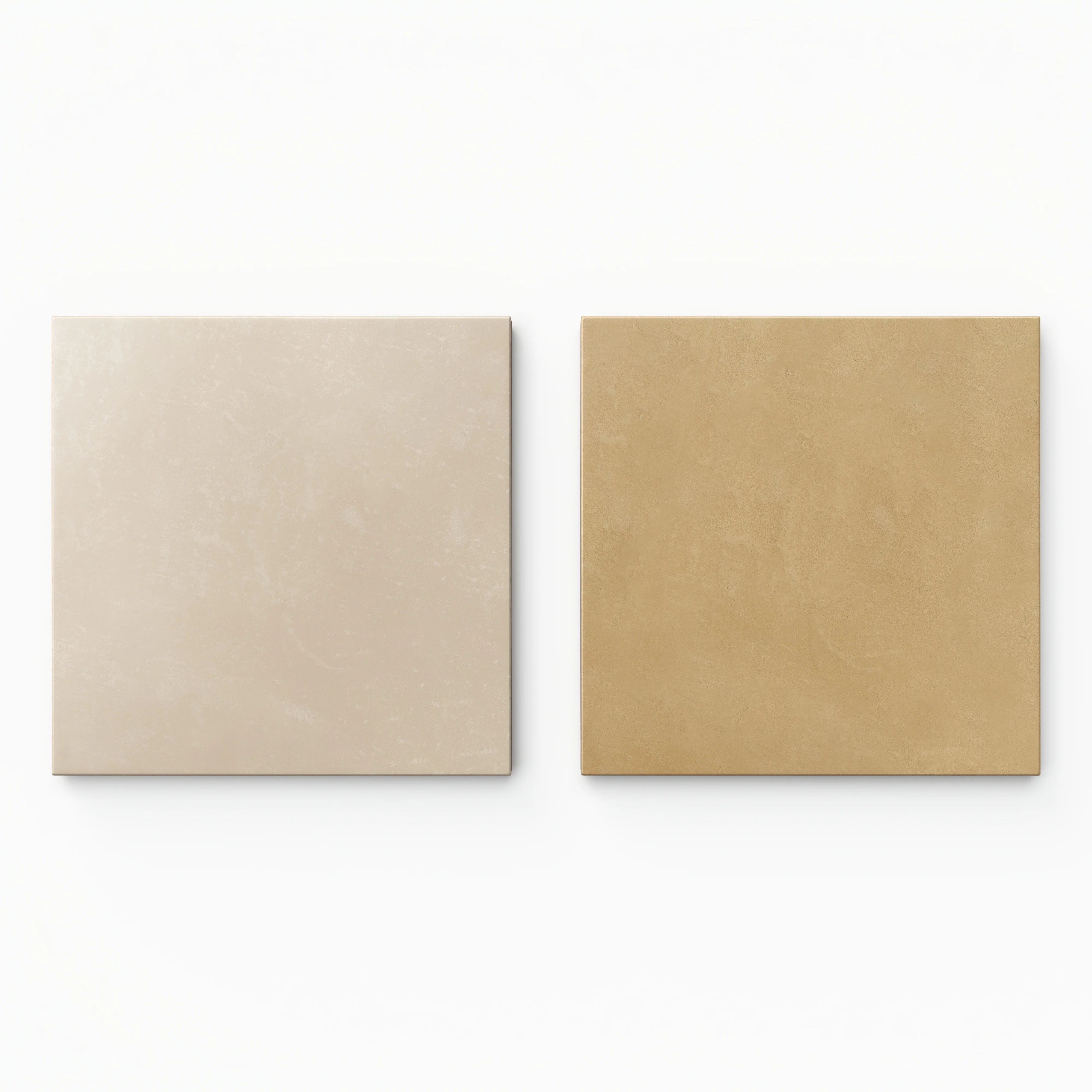 Isabel 6 x 6 Checkerboard Matte Porcelain Tile in Almond Mist and Golden Sky - Image 2