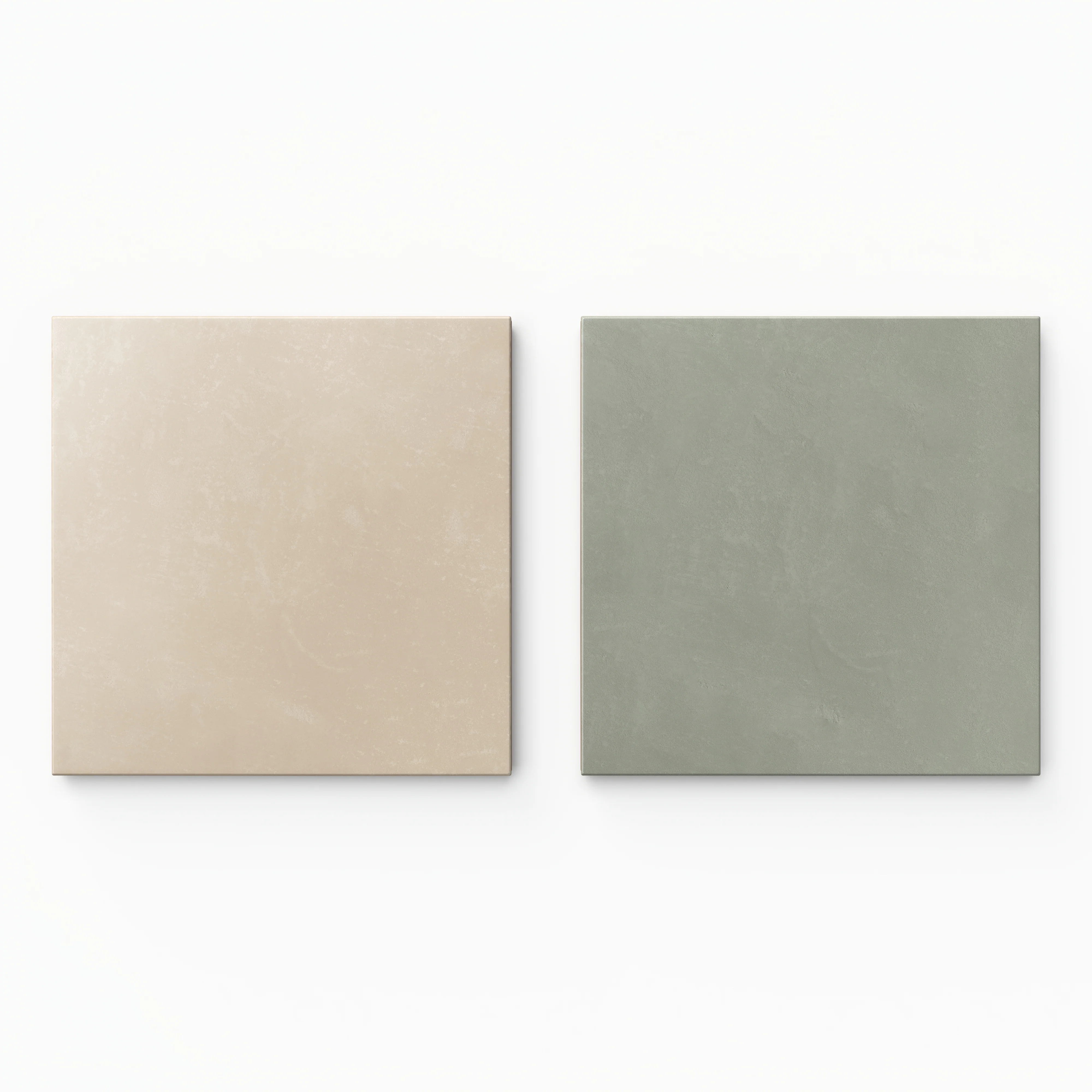 Isabel 6 x 6 Checkerboard Matte Porcelain Tile in Almond Mist and Soft Sage - Image 2