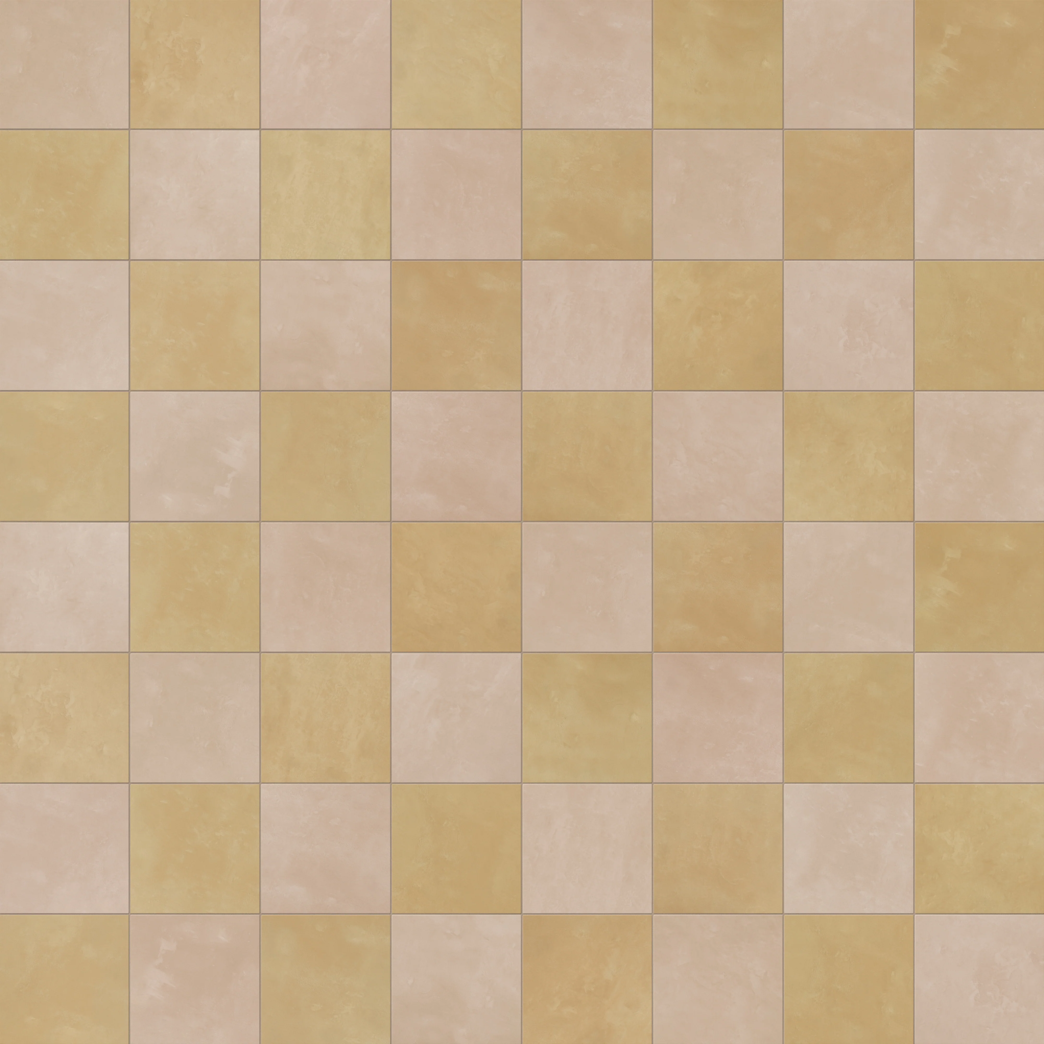Isabel 6 x 6 Checkerboard Matte Porcelain Tile in Dusty Rose and Golden Sky - Image 5