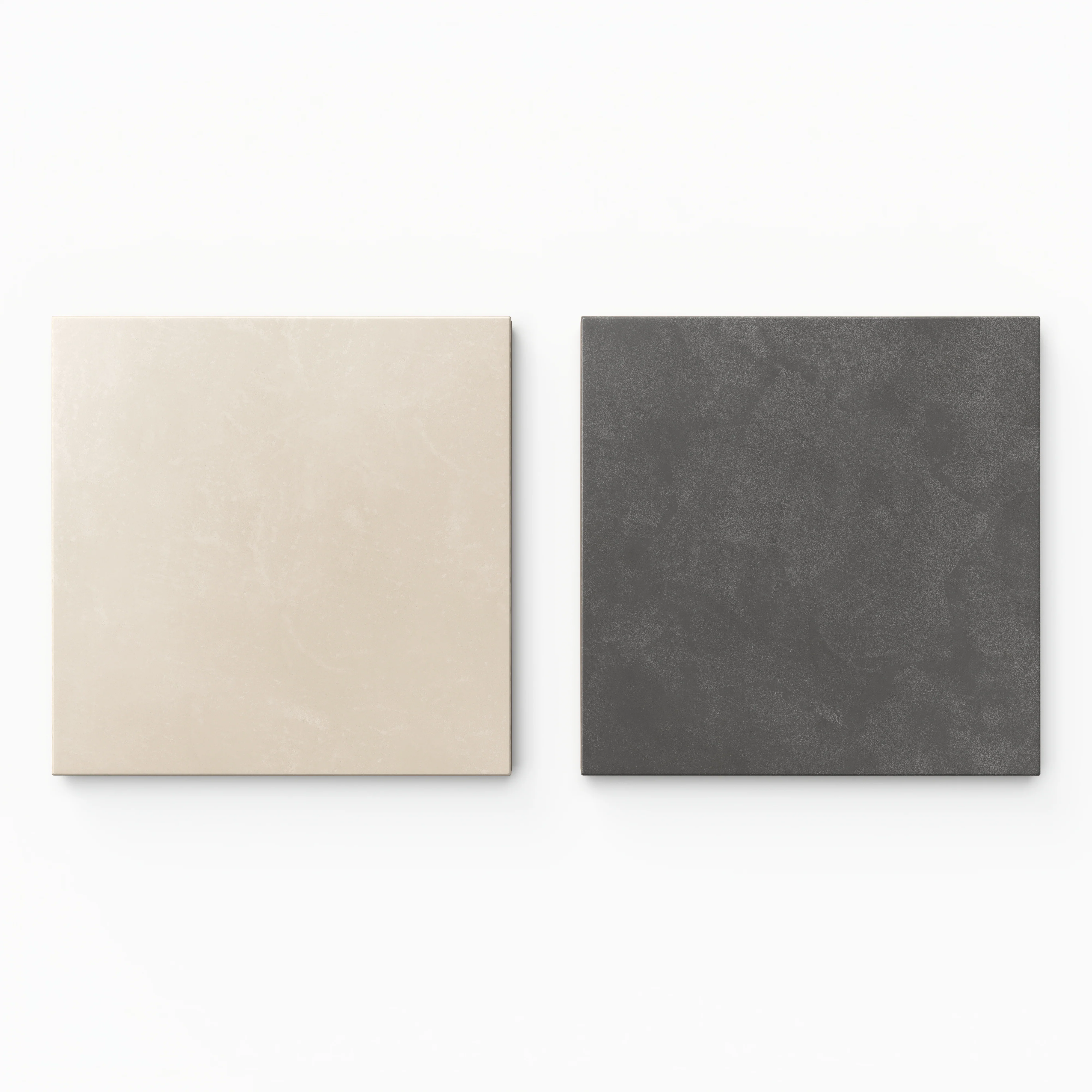 Isabel 6 x 6 Checkerboard Matte Porcelain Tile in Frosted Linen and Midnight Slate - Image 2