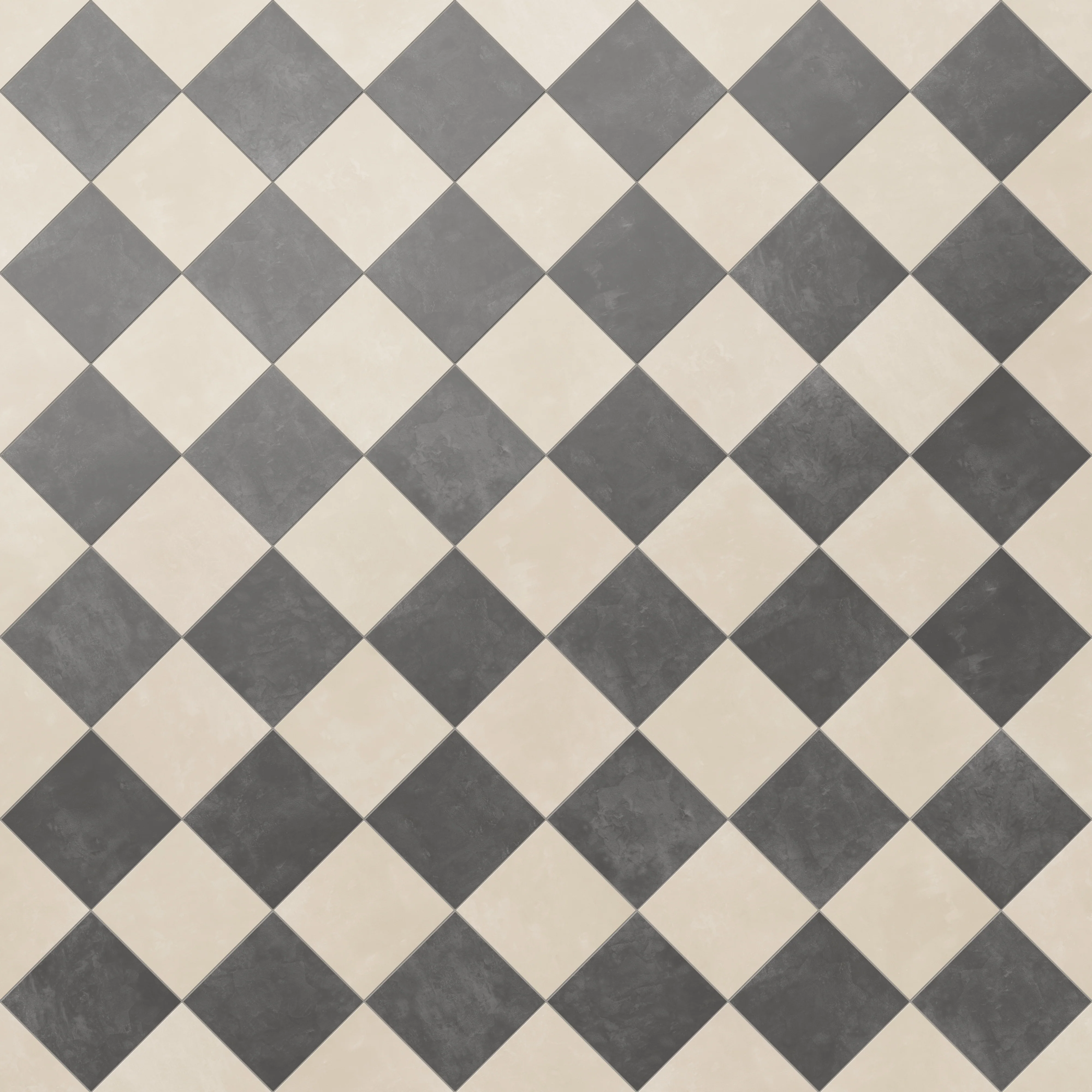 Isabel 6 x 6 Checkerboard Matte Porcelain Tile in Frosted Linen and Midnight Slate - Image 6