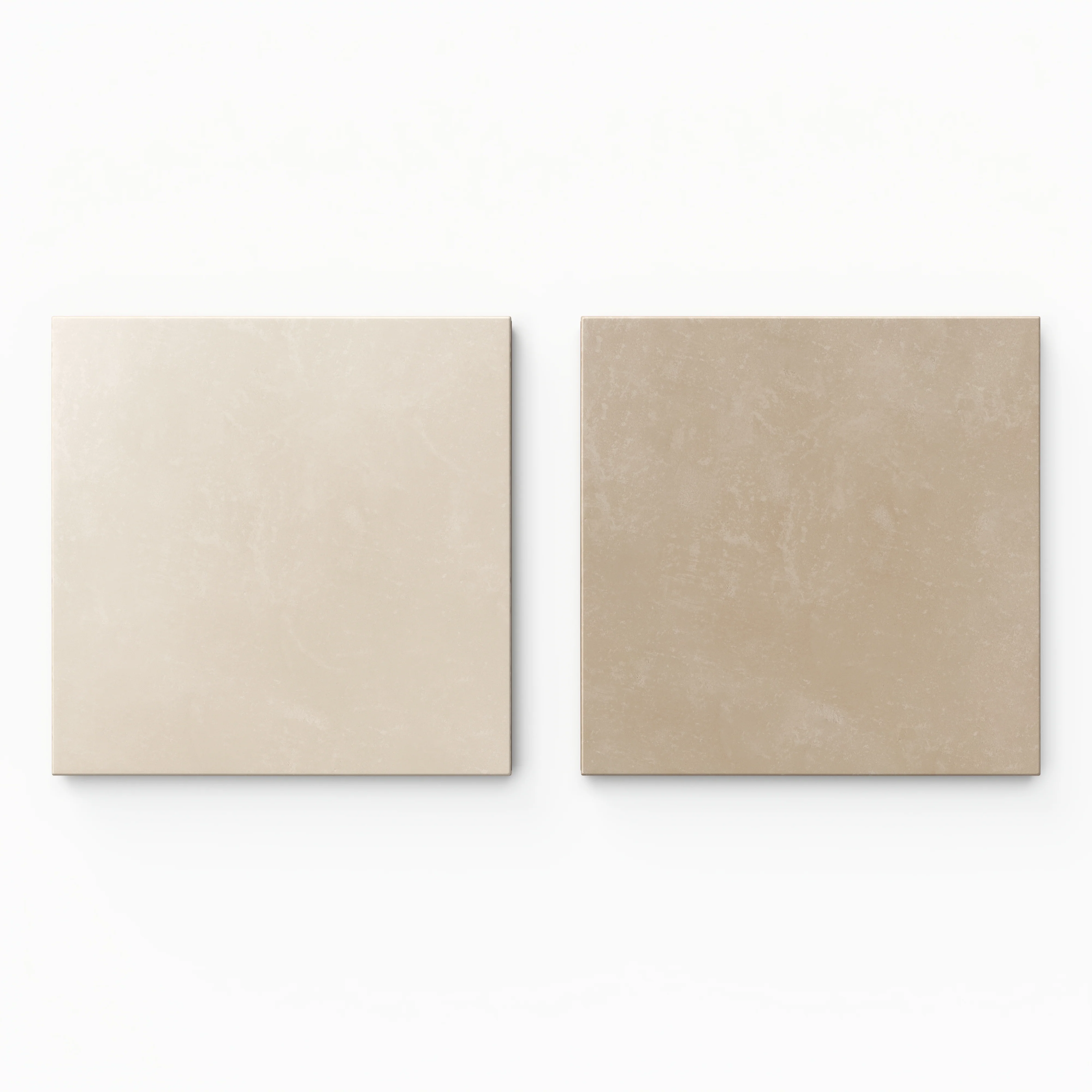 Isabel 6 x 6 Checkerboard Matte Porcelain Tile in Frosted Linen and Sahara Sand - Image 2