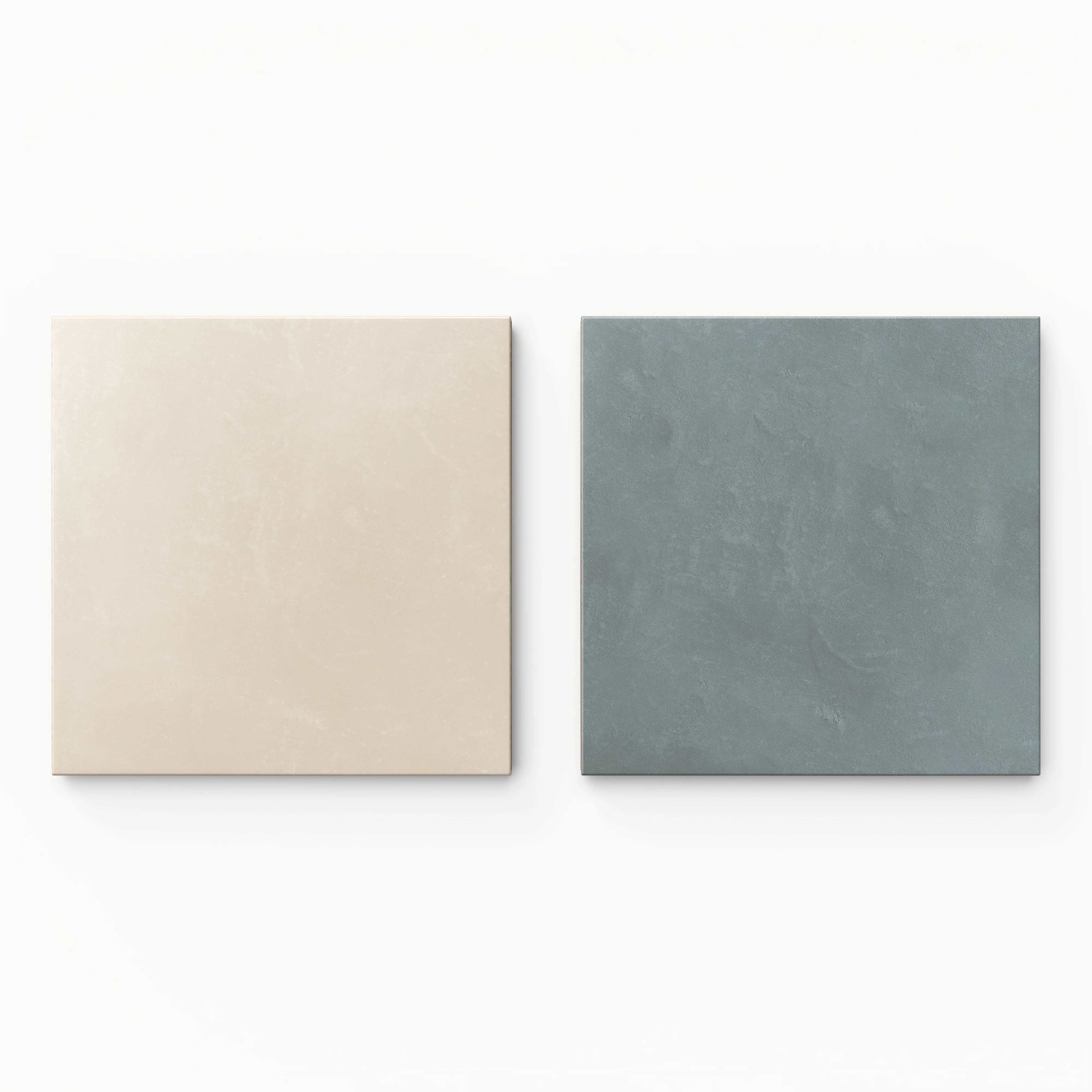 Isabel 6 x 6 Checkerboard Matte Porcelain Tile in Frosted Linen and Saltwater - Image 2