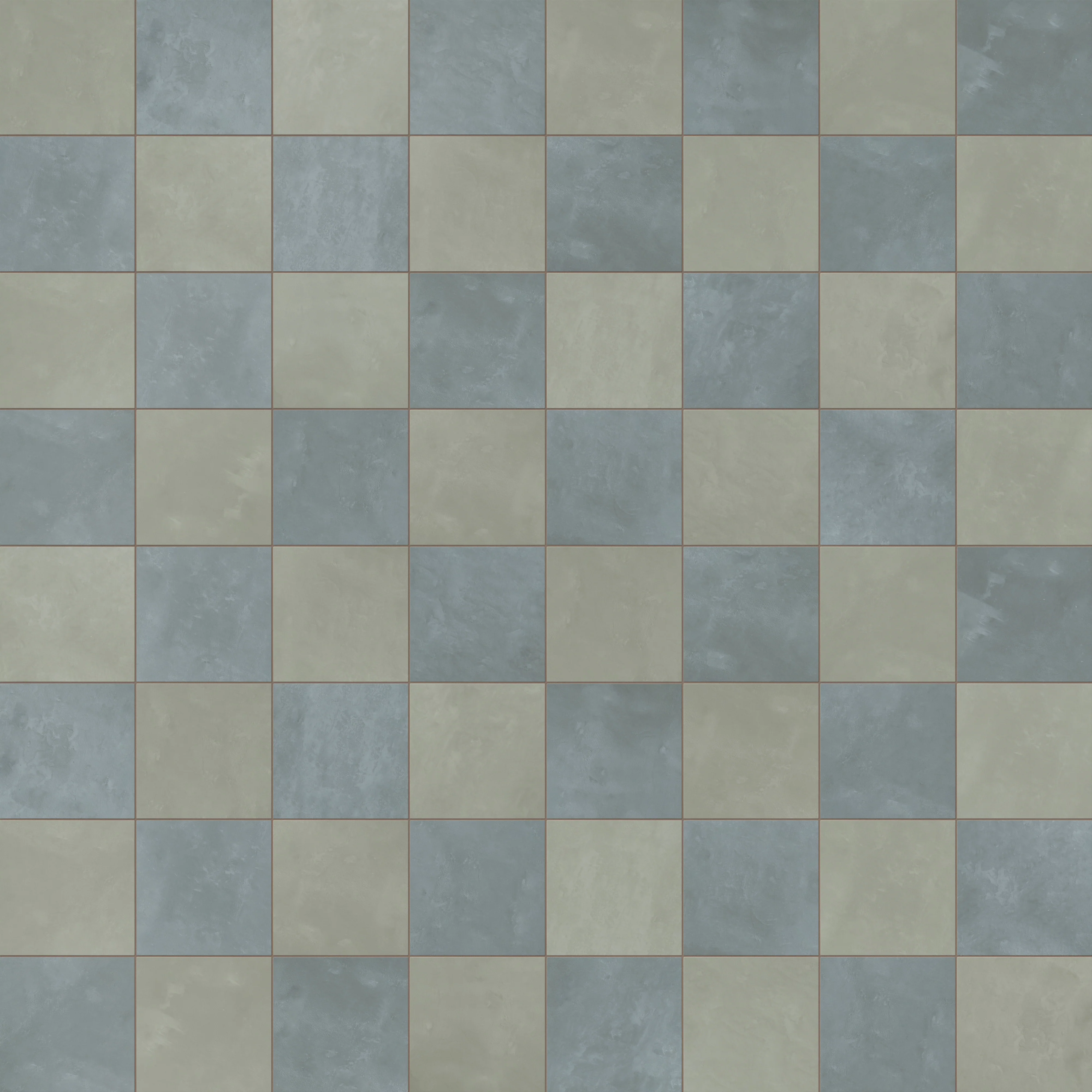 Isabel 6 x 6 Checkerboard Matte Porcelain Tile in Soft Sage and Saltwater - Image 5