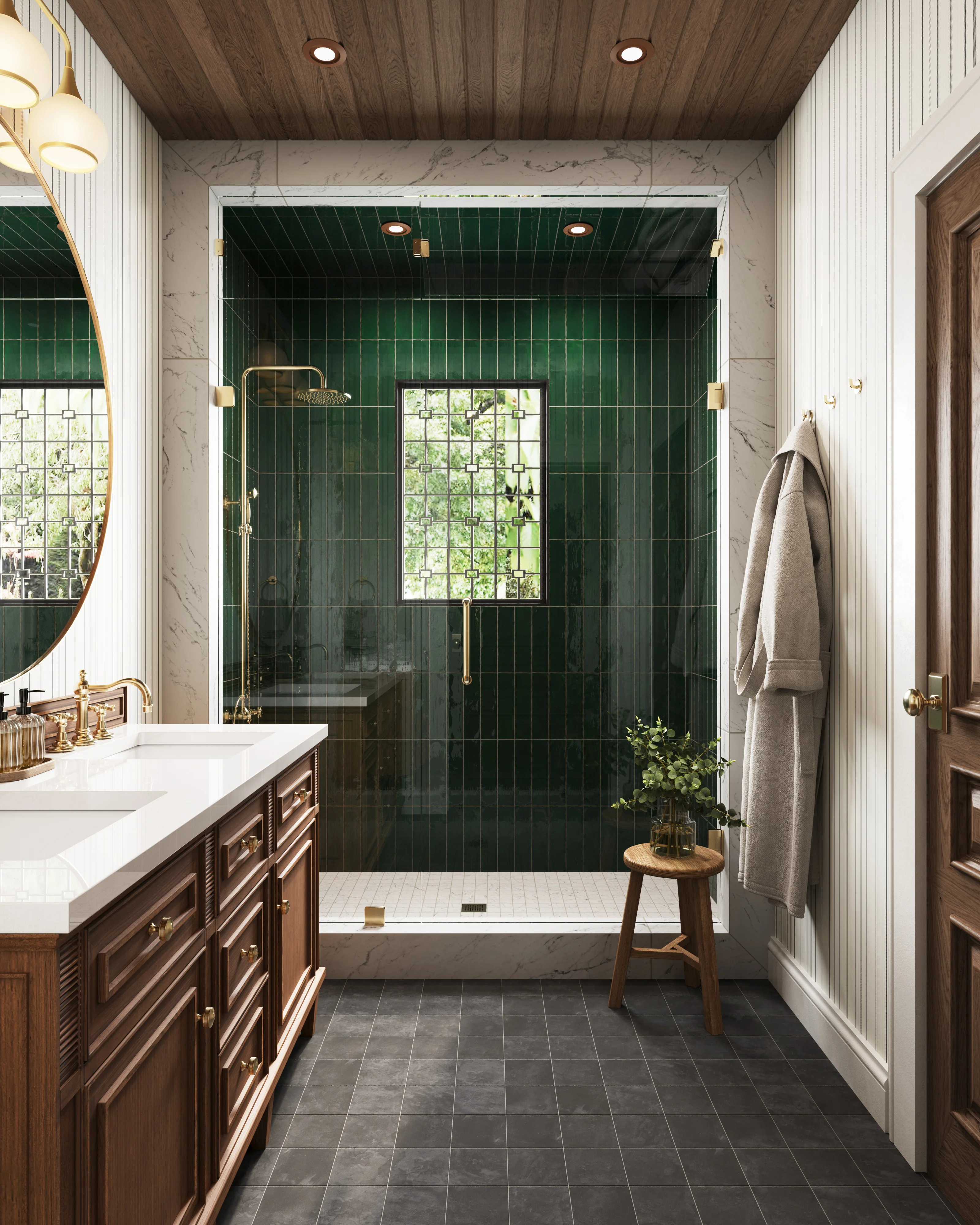 Isabel 6 x 6 Matte Porcelain Tile in Midnight Slate - Image 7