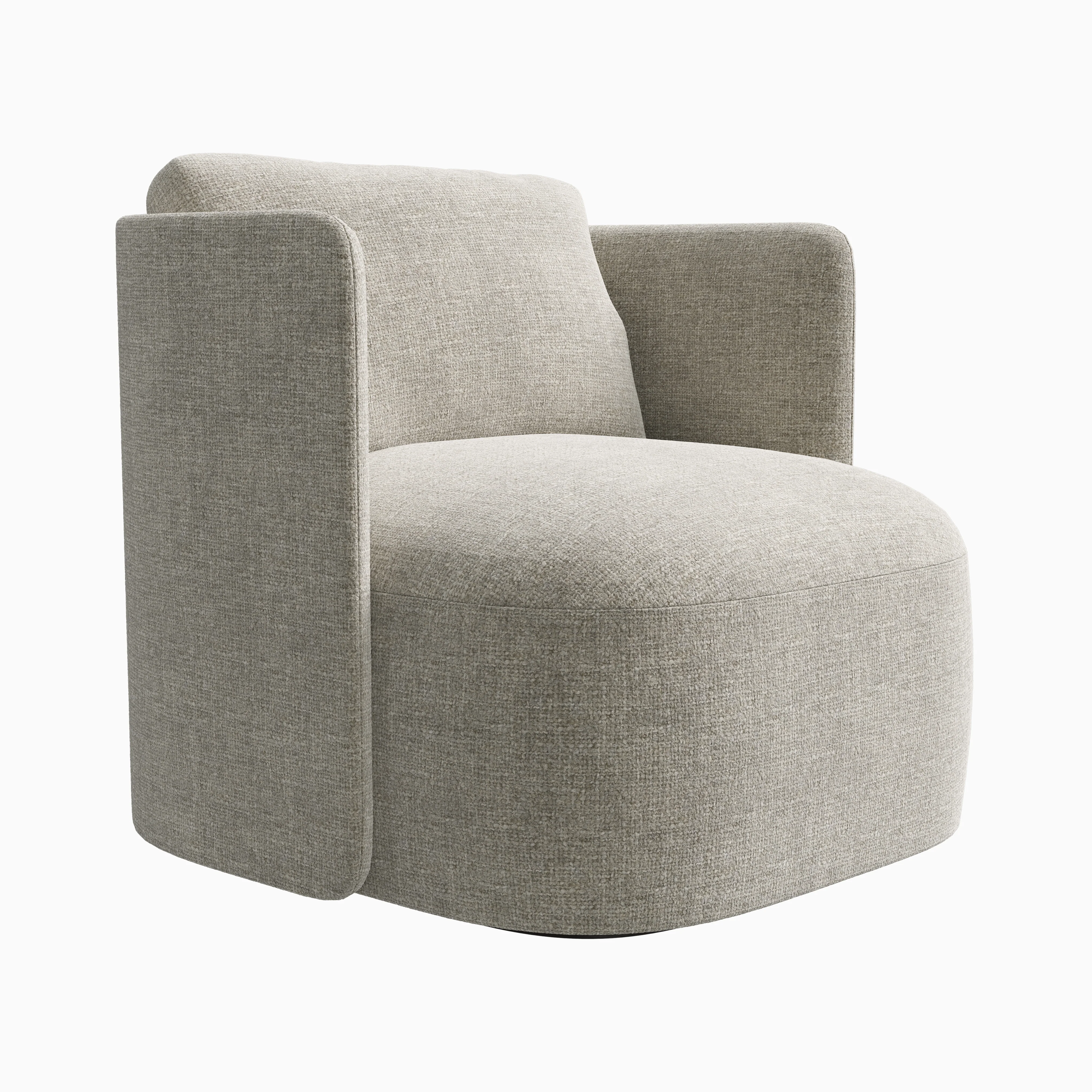 Ivo Swivel Chair in Bone - Image 2