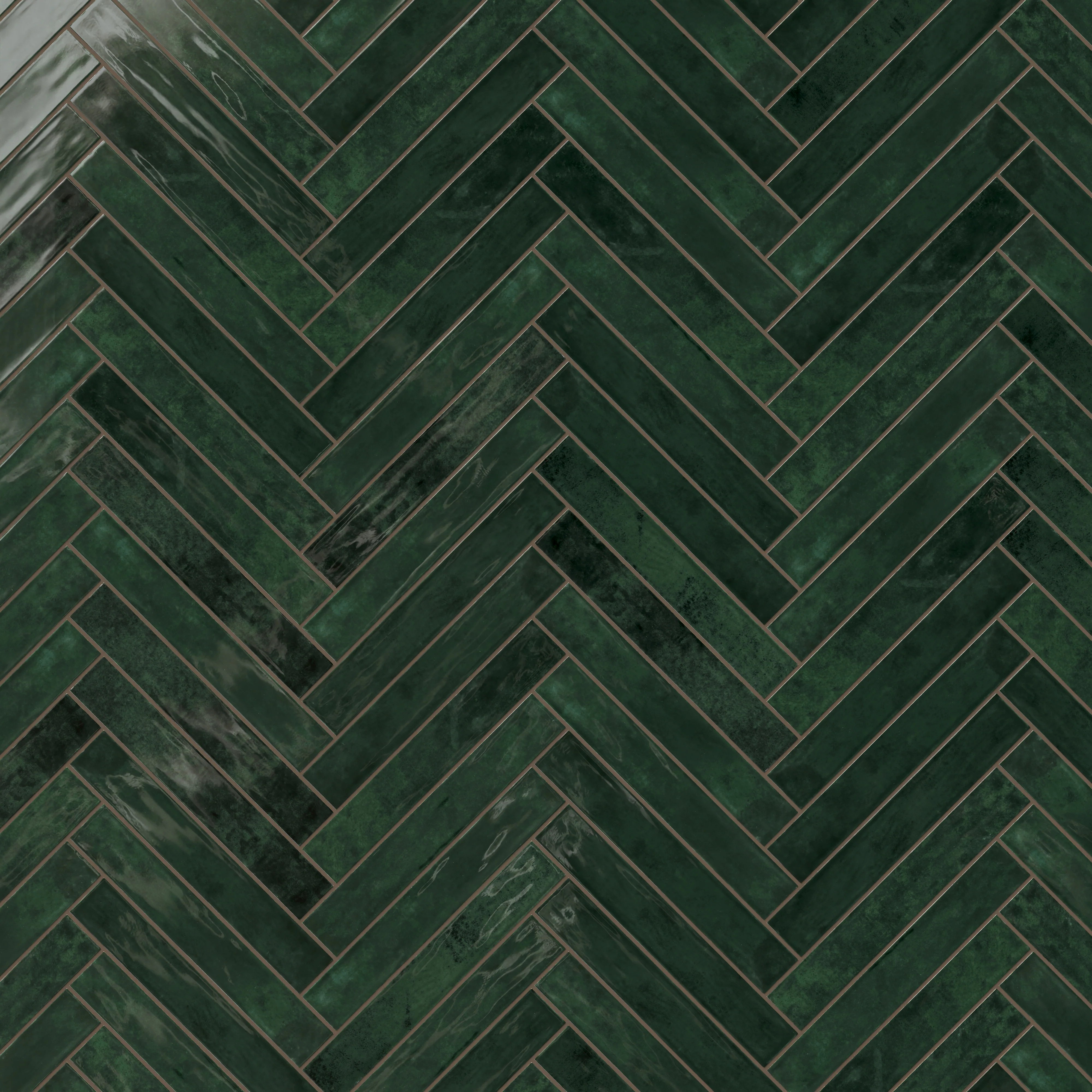 Jaden 2.5 x 16 Glossy Ceramic Tile in Hunter - Image 10