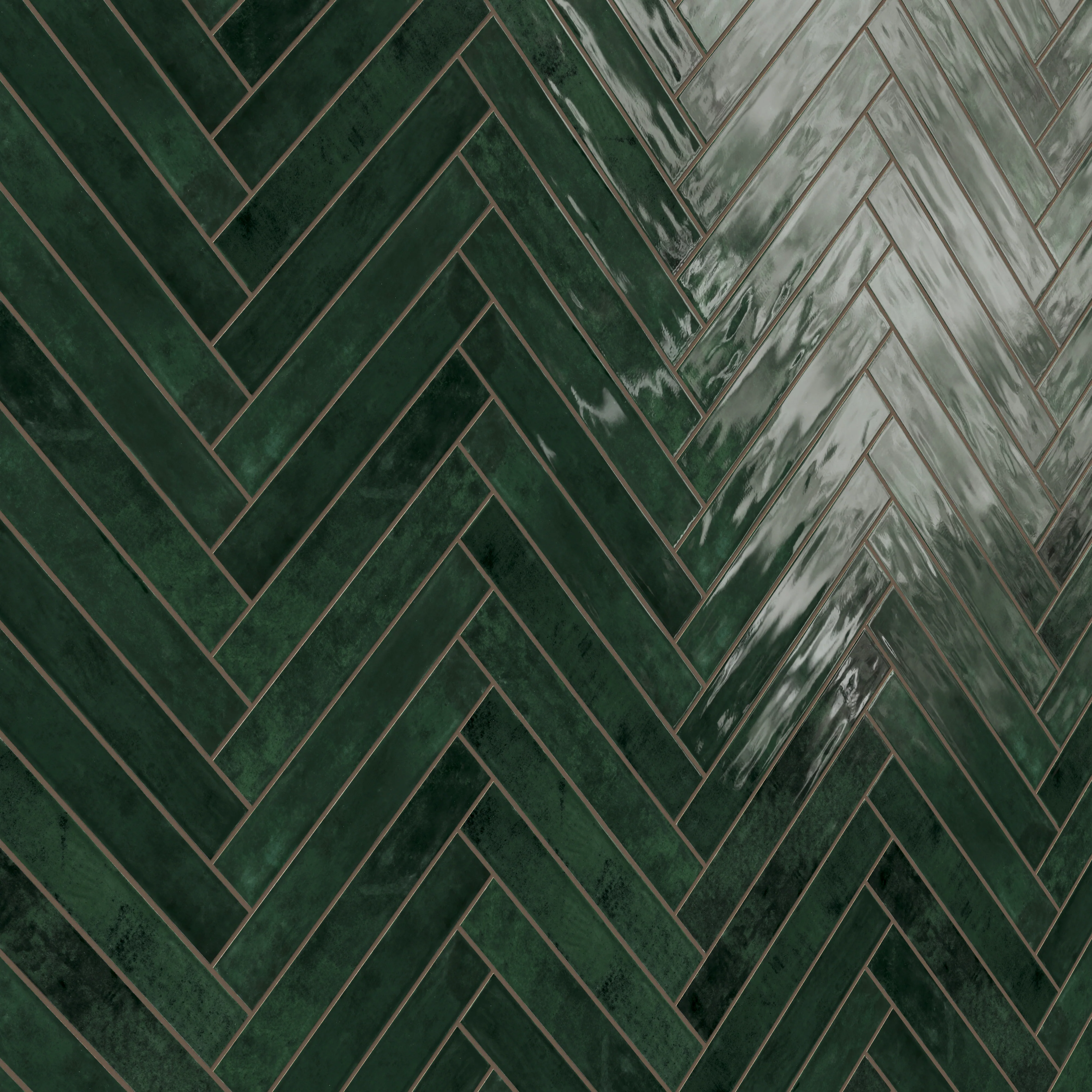 Jaden 2.5 x 16 Glossy Ceramic Tile in Hunter - Image 11