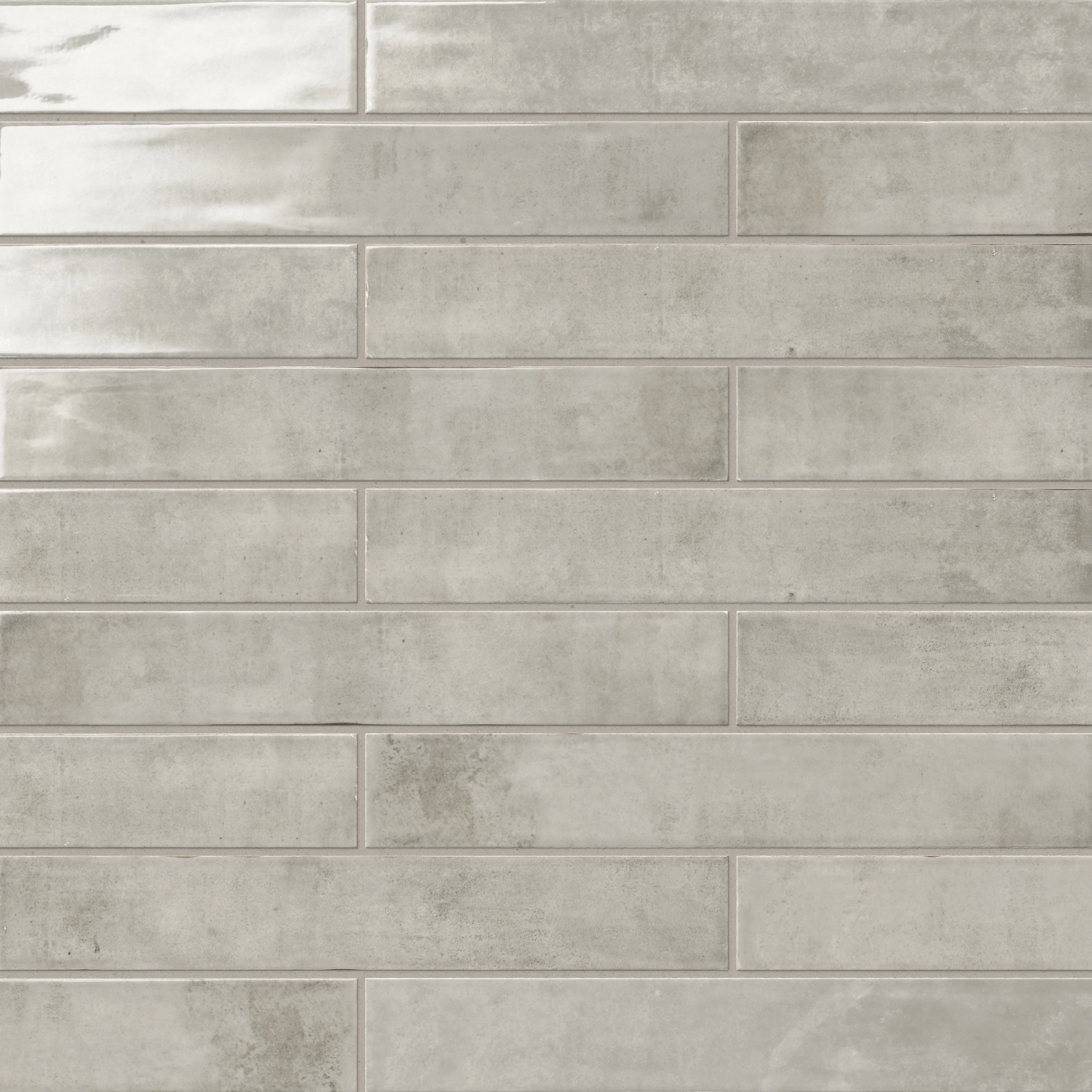Jaden 2.5 x 16 Glossy Ceramic Tile in Tender Gray - Image 7